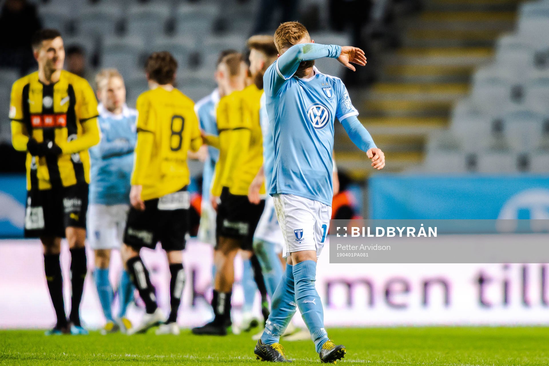Malmö FFs Anders Christiansen deppar