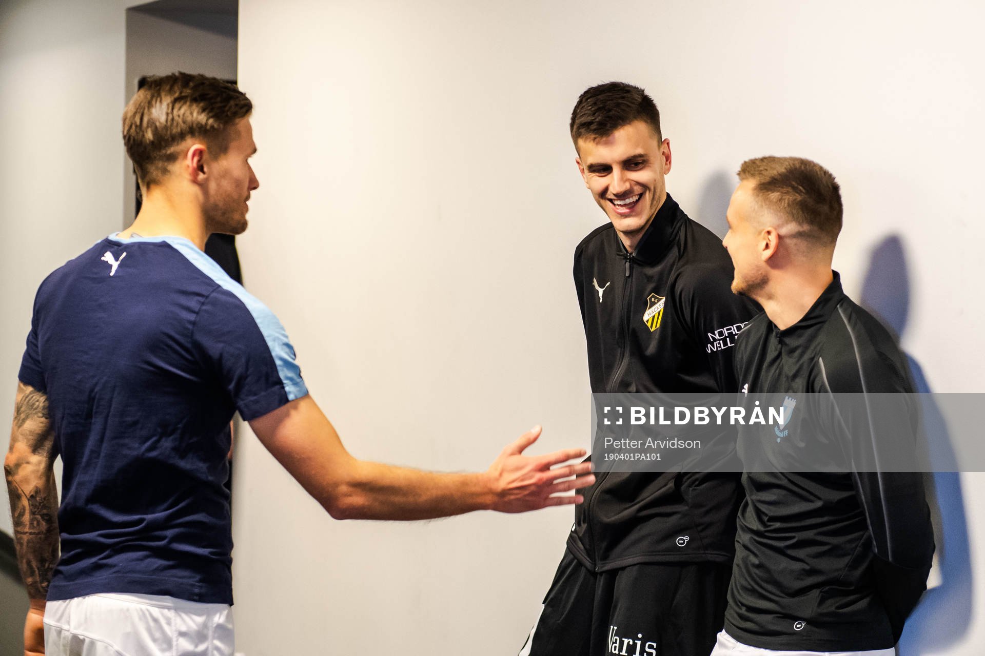 Häckens Alexander Jeremejeff och Malmö FFs Arnór