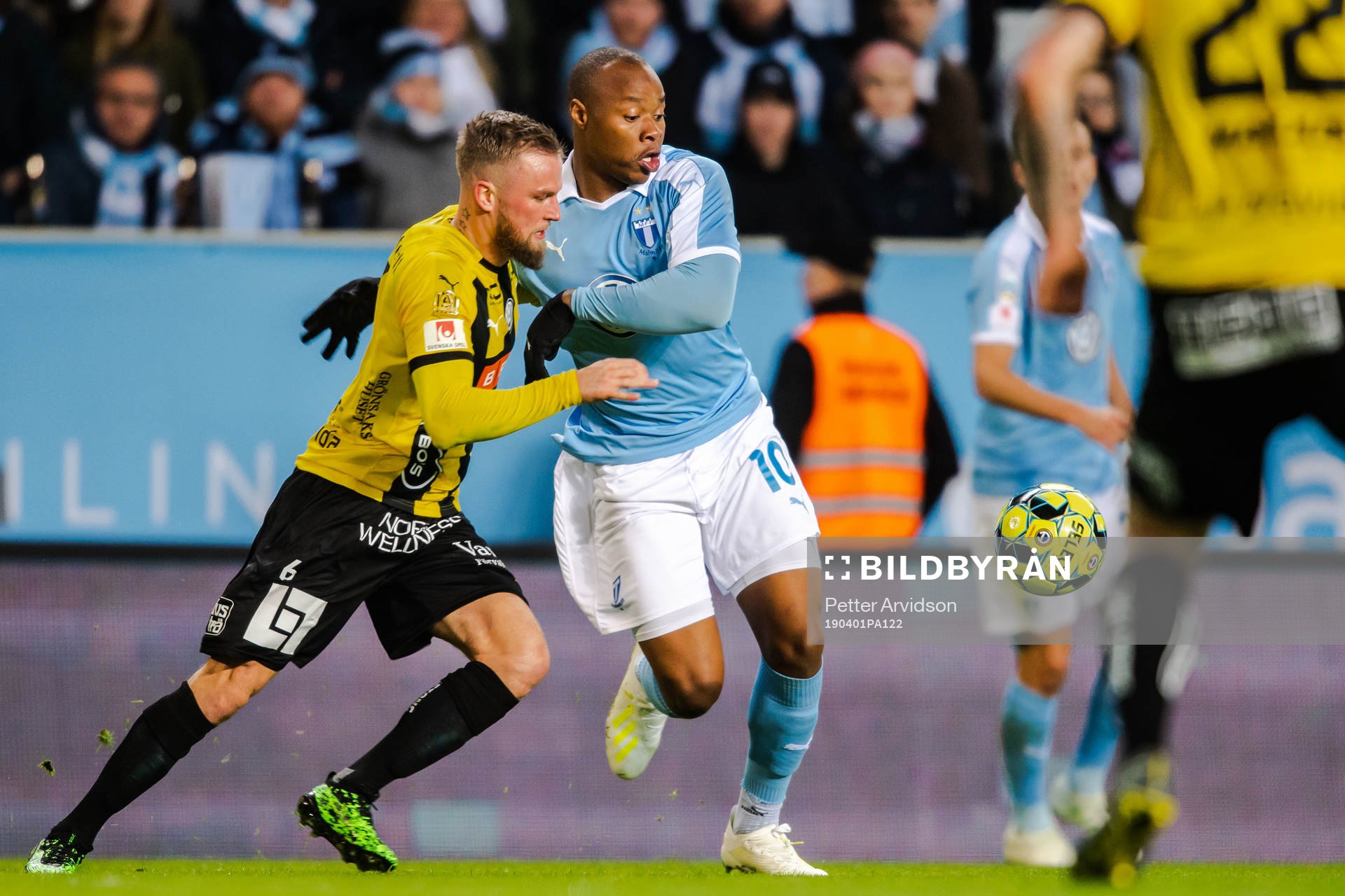 Malmö FFs Carlos Strandberg och Häckens Alexander