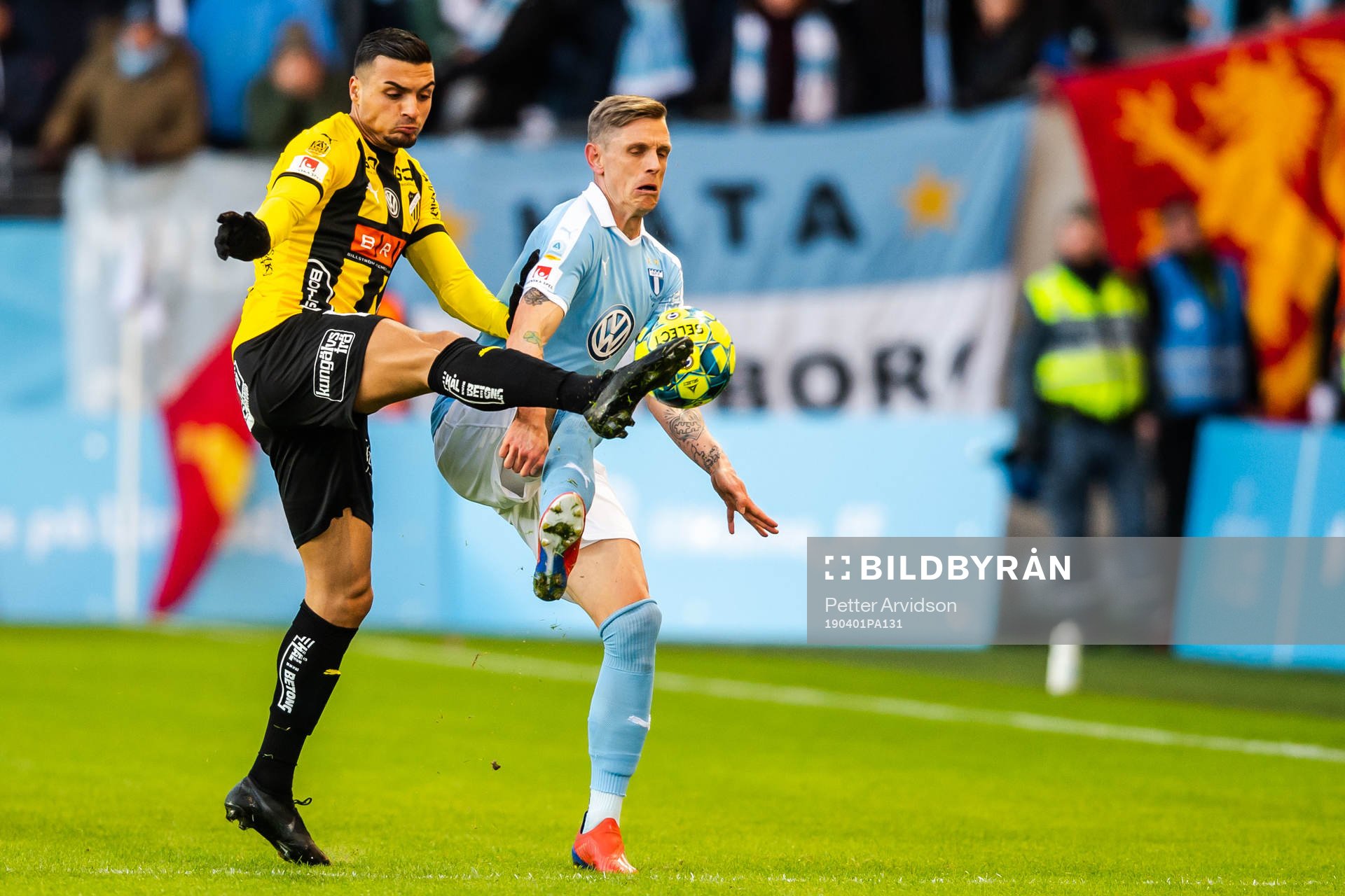 Häckens Ahmed Yasin och Malmö FFs Sören Rieks