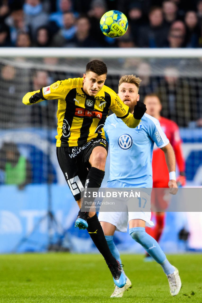 Häckens Alexander Jeremejeff och Malmö FFs Rasmus