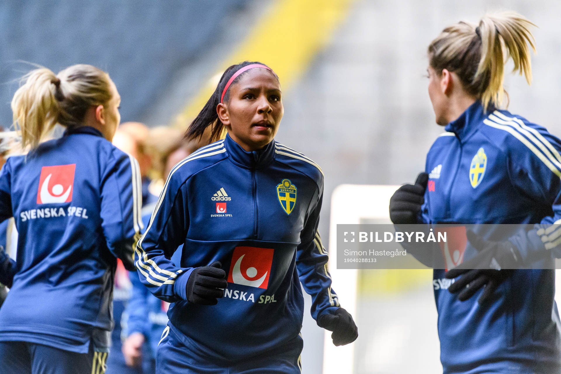 Madelen Janogy of the Swedish women national football team