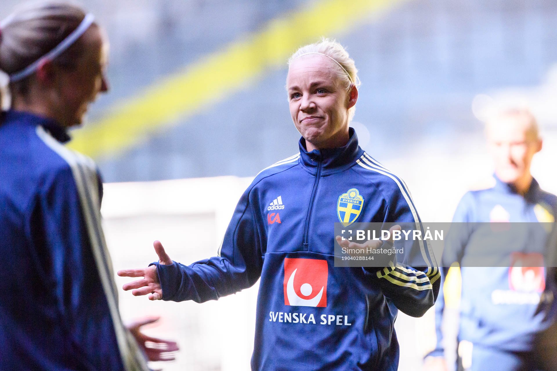 Caroline Seger of the Swedish women national football team