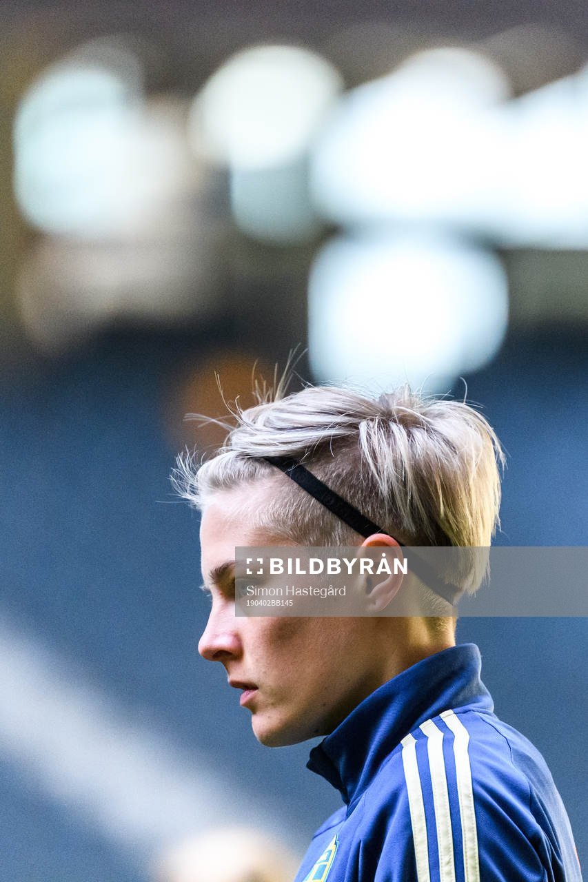Lina Hurtig of the Swedish women national football team