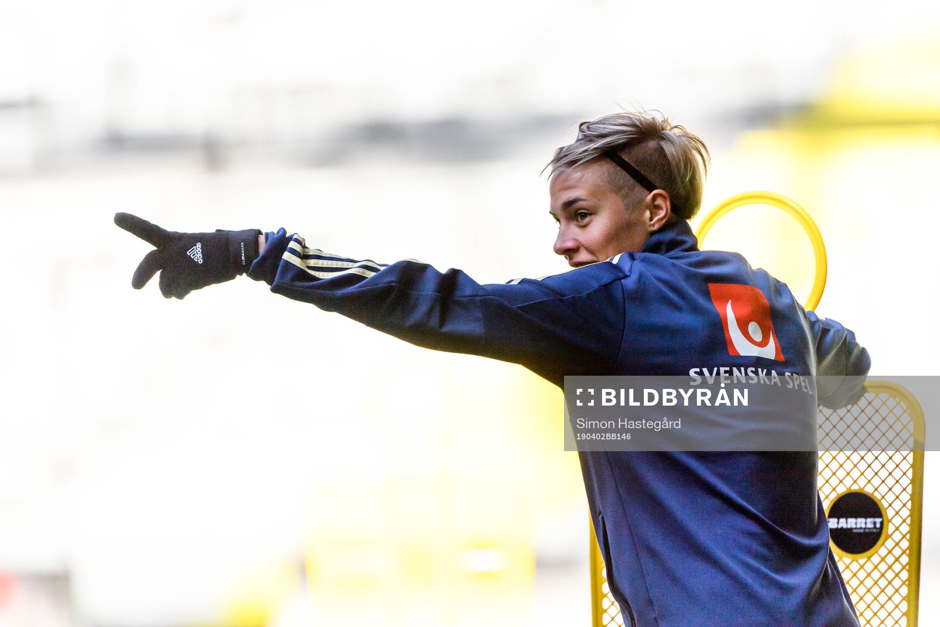 Lina Hurtig of the Swedish women national football team