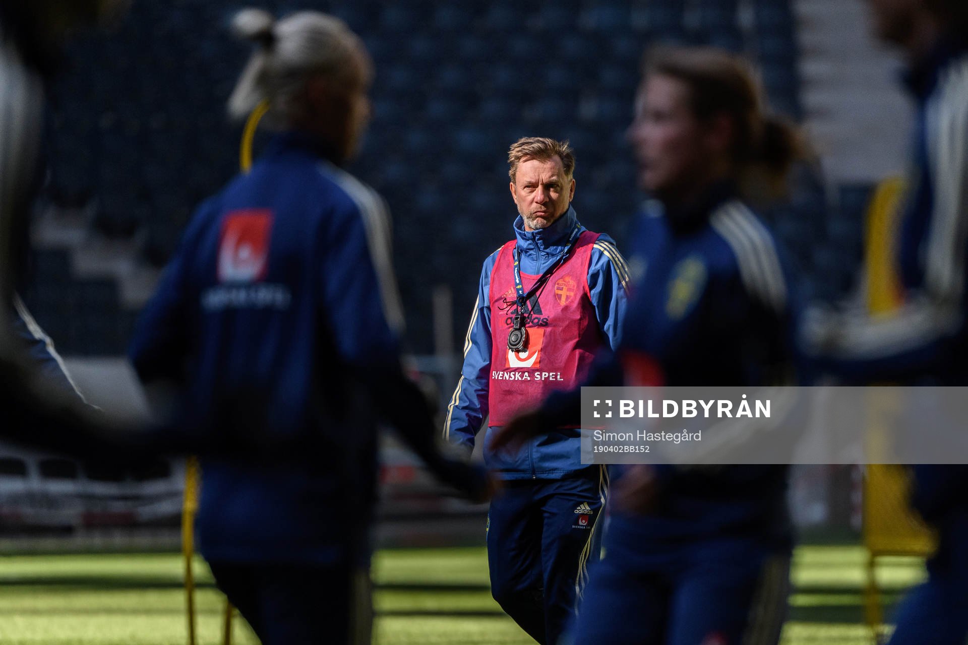 Peter Gerhardsson, head coach of the Swedish women national