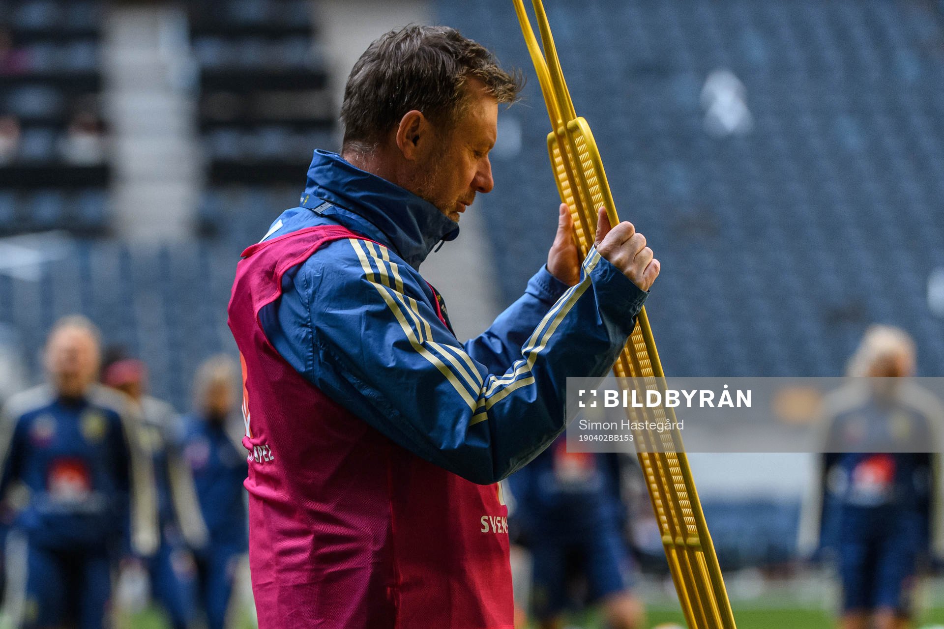 Peter Gerhardsson, head coach of the Swedish women national