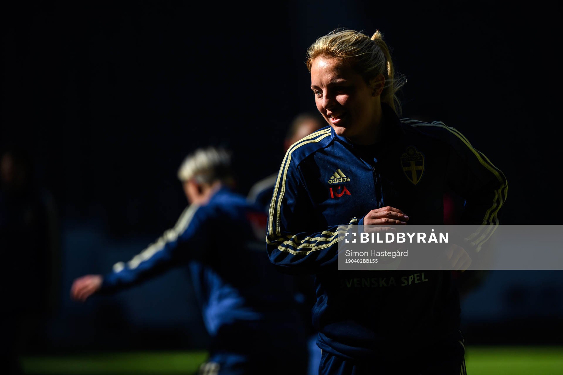Mimmi Larsson of the Swedish women national football team