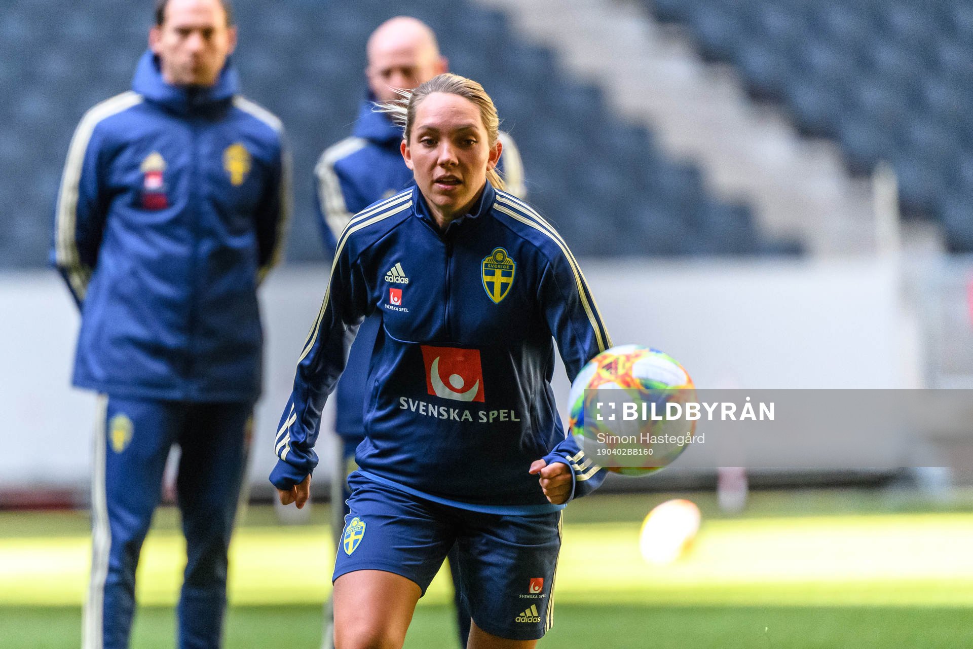 Elin Rubensson of the Swedish women national football team