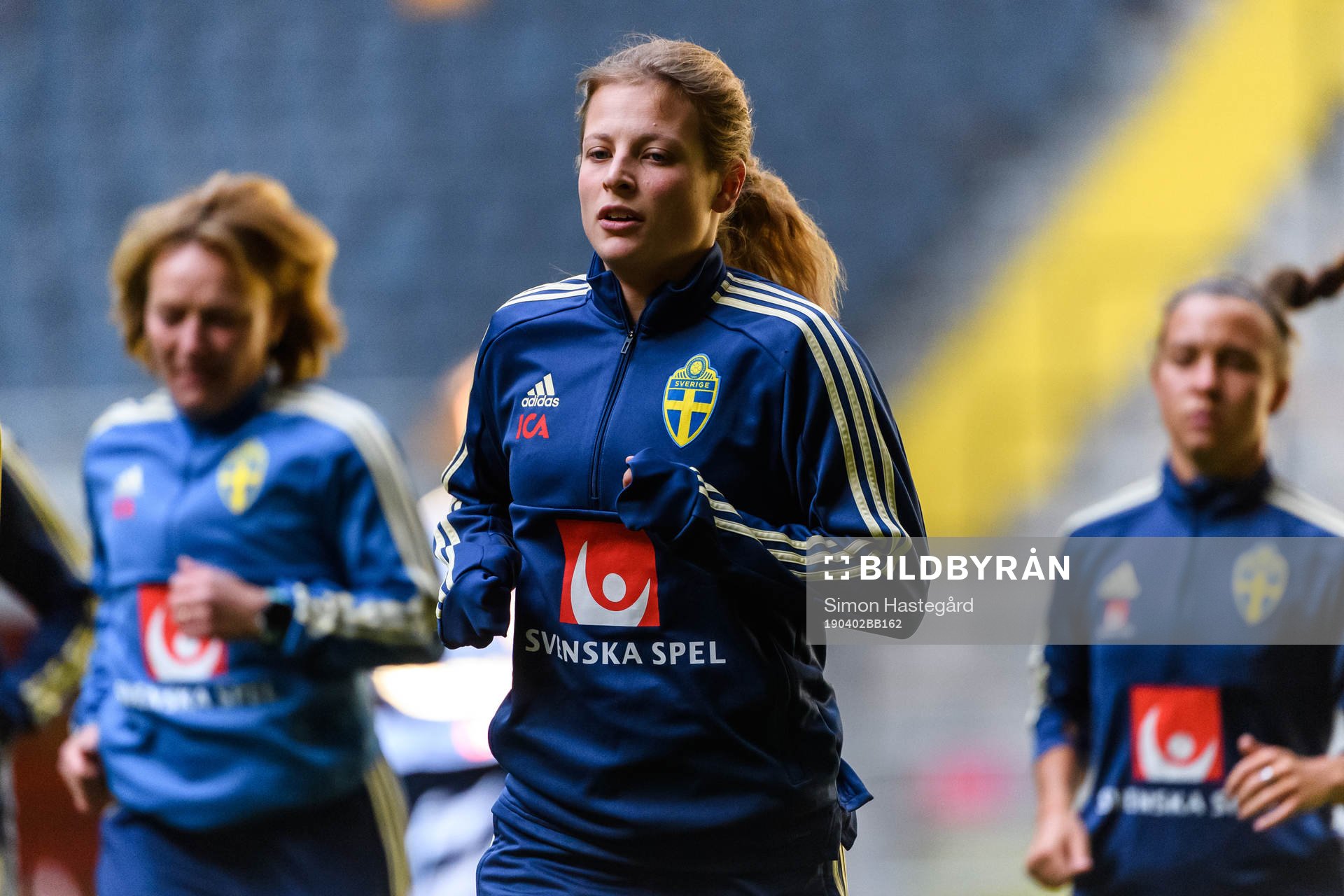 Anna Anvegård of the Swedish women national football team