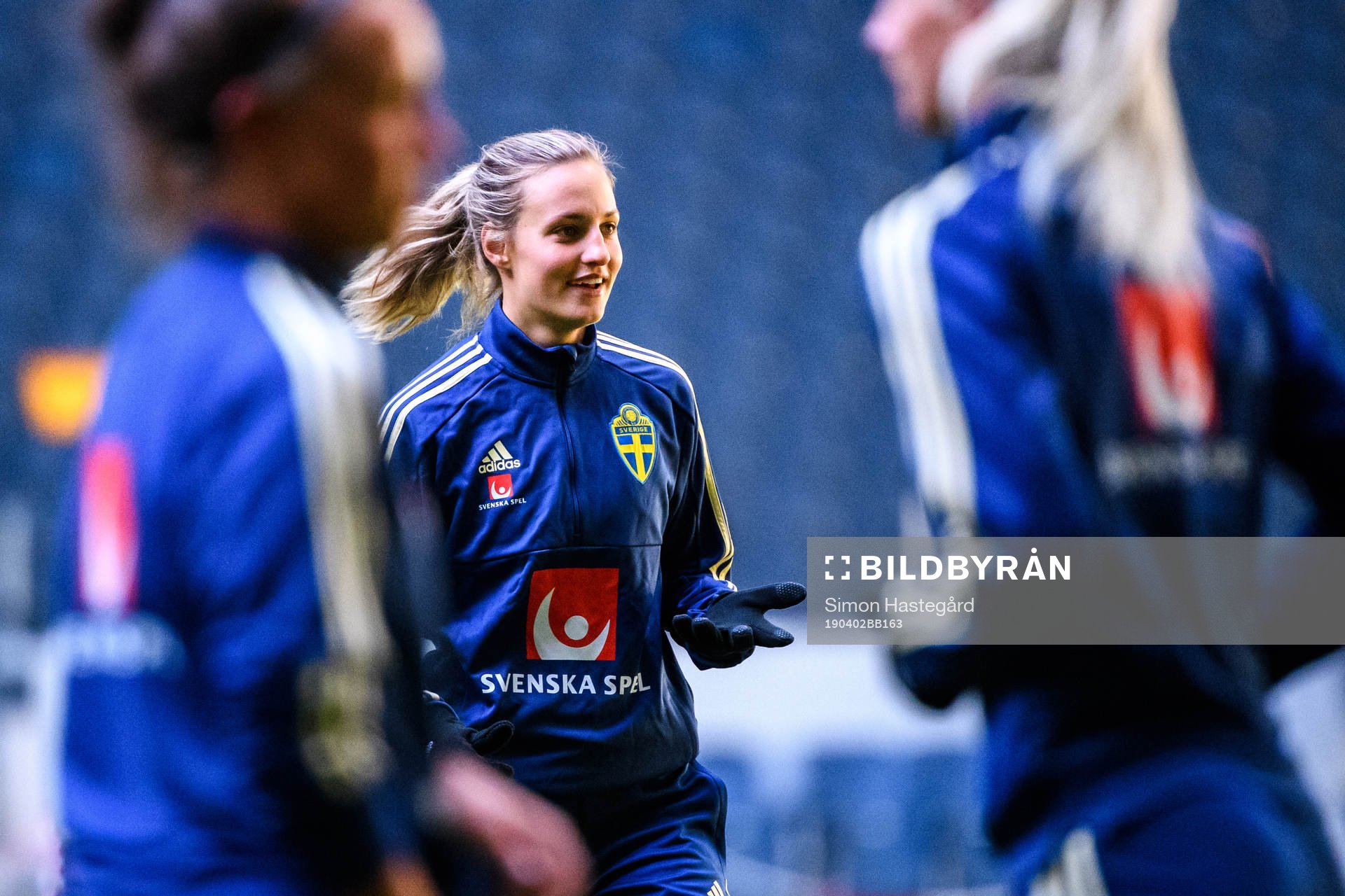 Nathalie Björn of the Swedish women national football team
