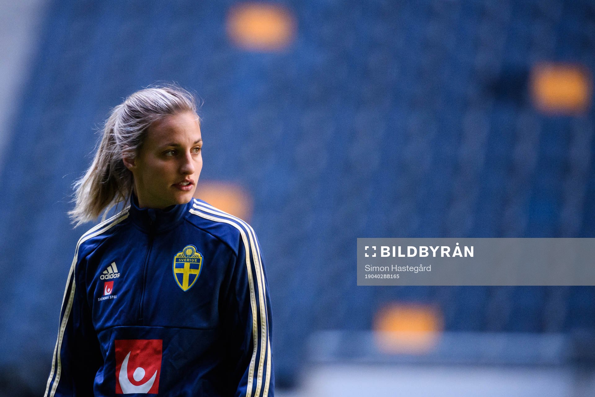 Nathalie Björn of the Swedish women national football team