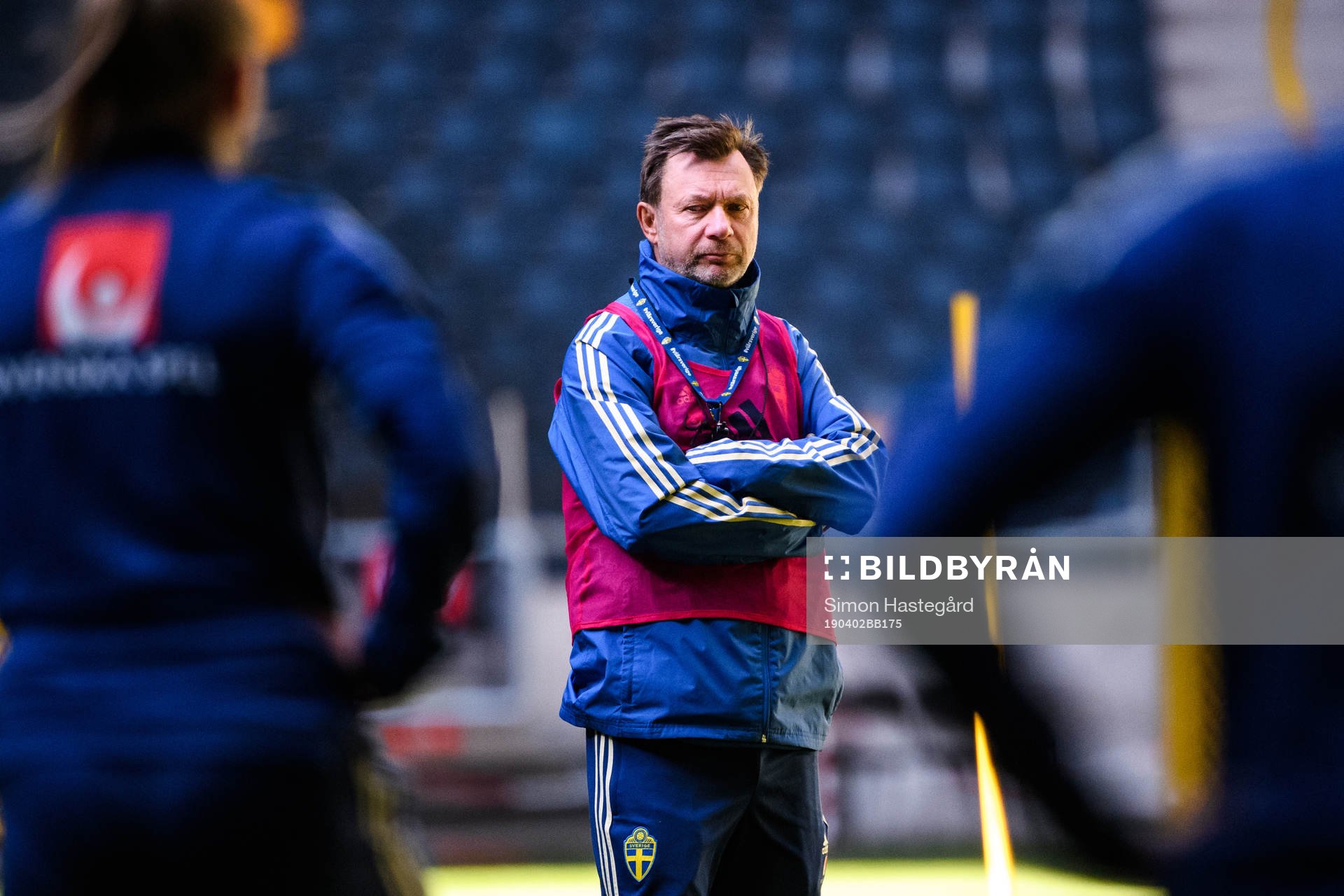 Peter Gerhardsson, head coach of the Swedish women national