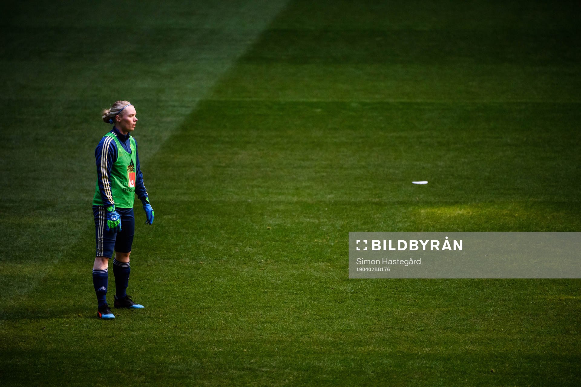 Goalkeeper Hedvig Lindahl of the Swedish women national