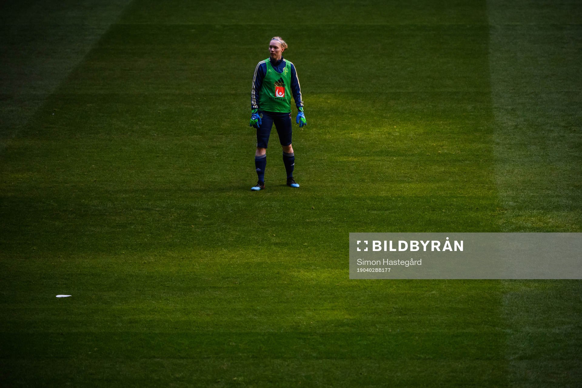 Goalkeeper Hedvig Lindahl of the Swedish women national