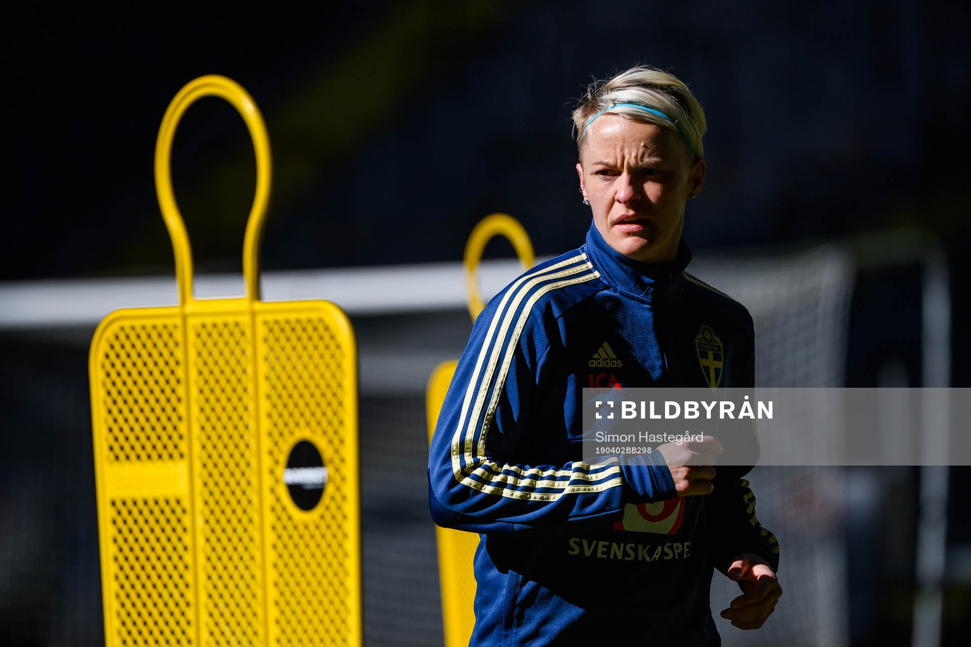 Nilla Fischer of the Swedish women national football team
