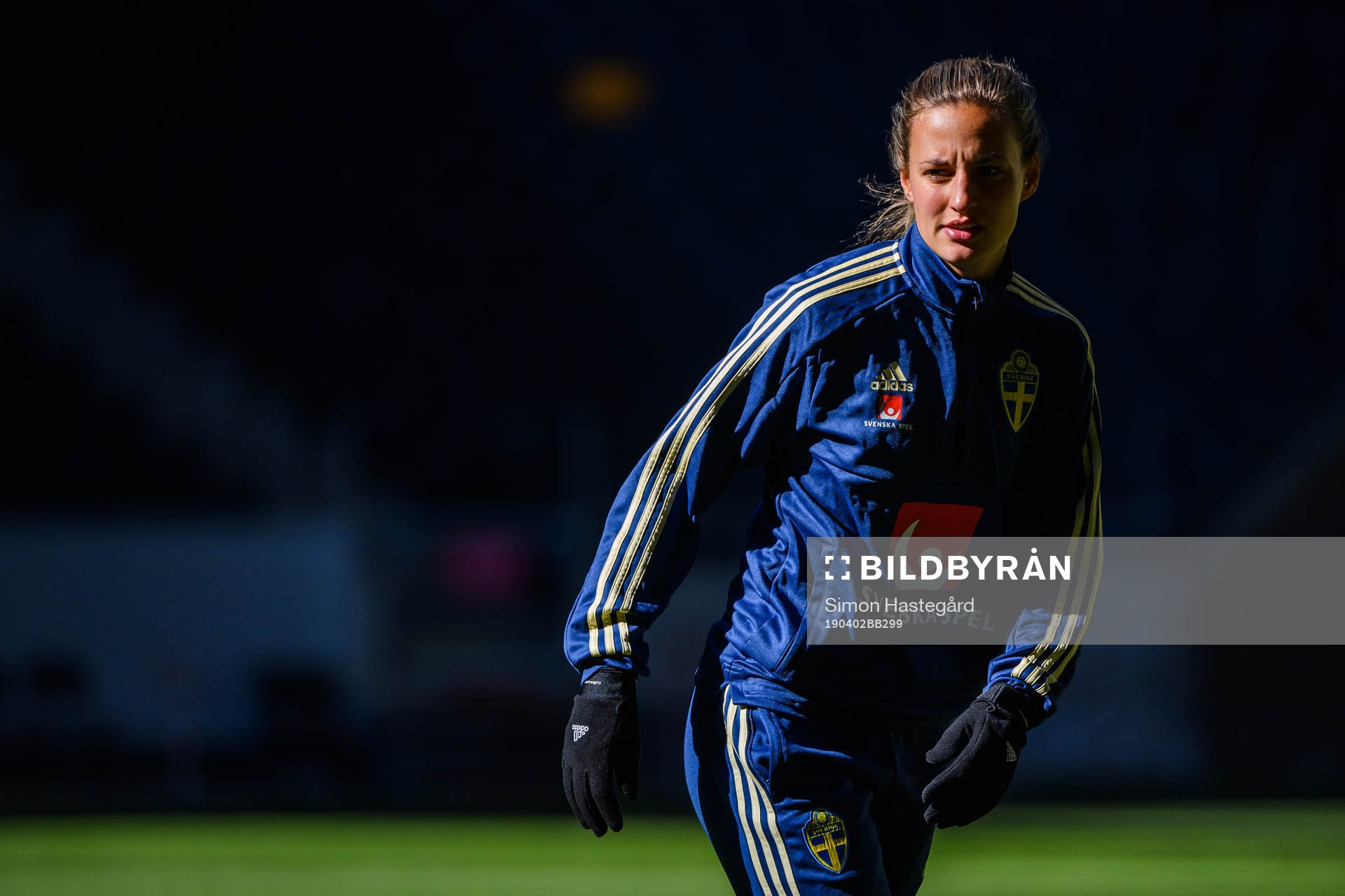 Nathalie Björn of the Swedish women national football team