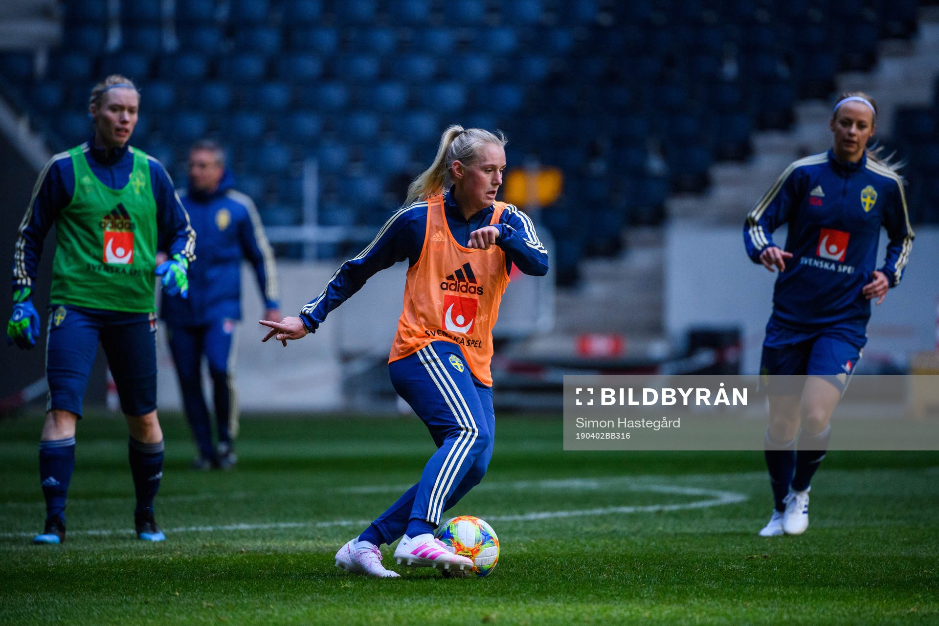 Stina Blackstenius  of the Swedish women national football