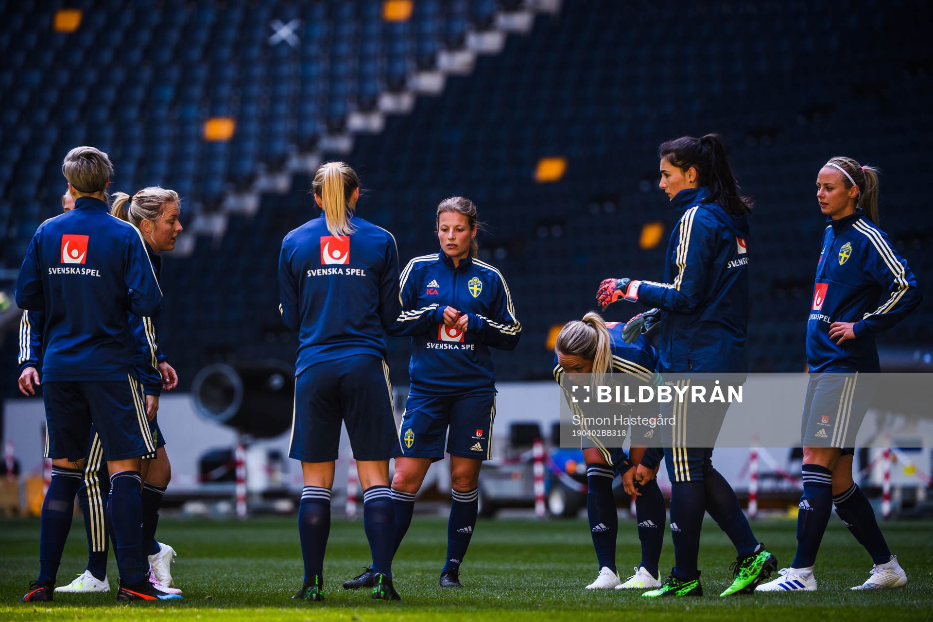 Anna Anvegård of the Swedish women national football team