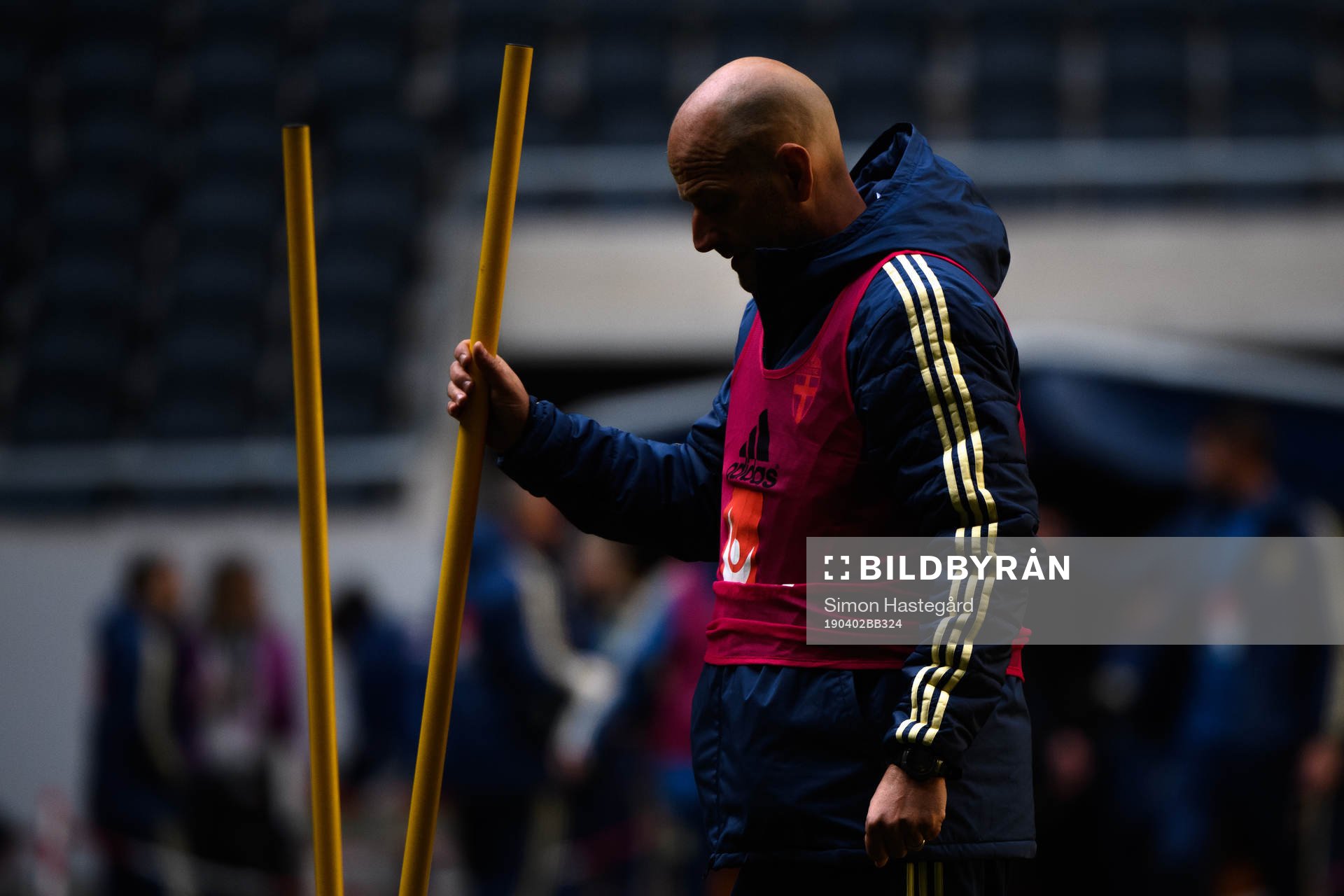 Assistent coach Magnus Wikman of the Swedish women national