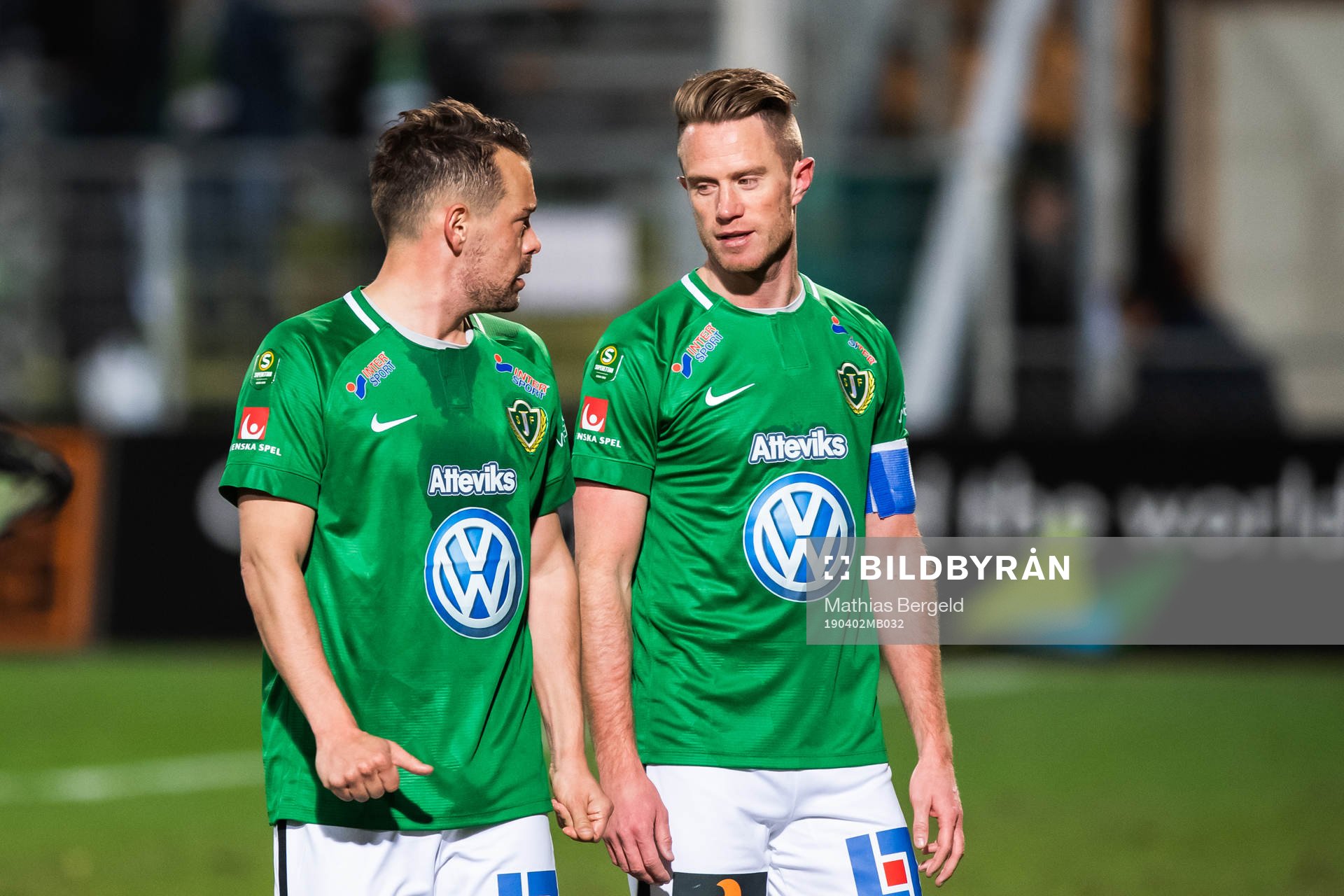 Jönköpings Fredric Fendrich och Tommy Thelin deppar