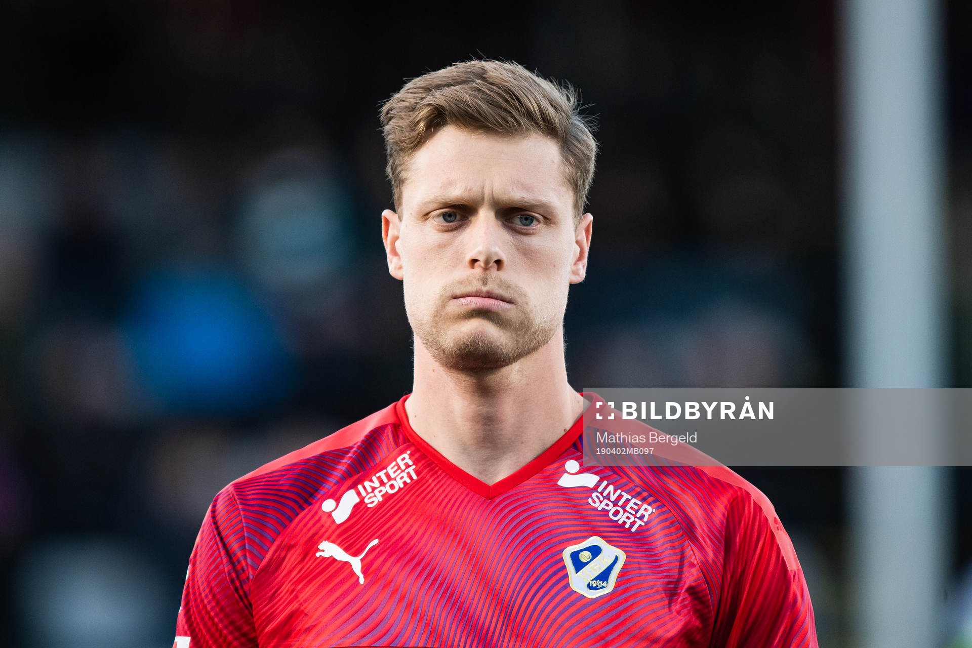 Halmstads målvakt Malkolm Nilsson