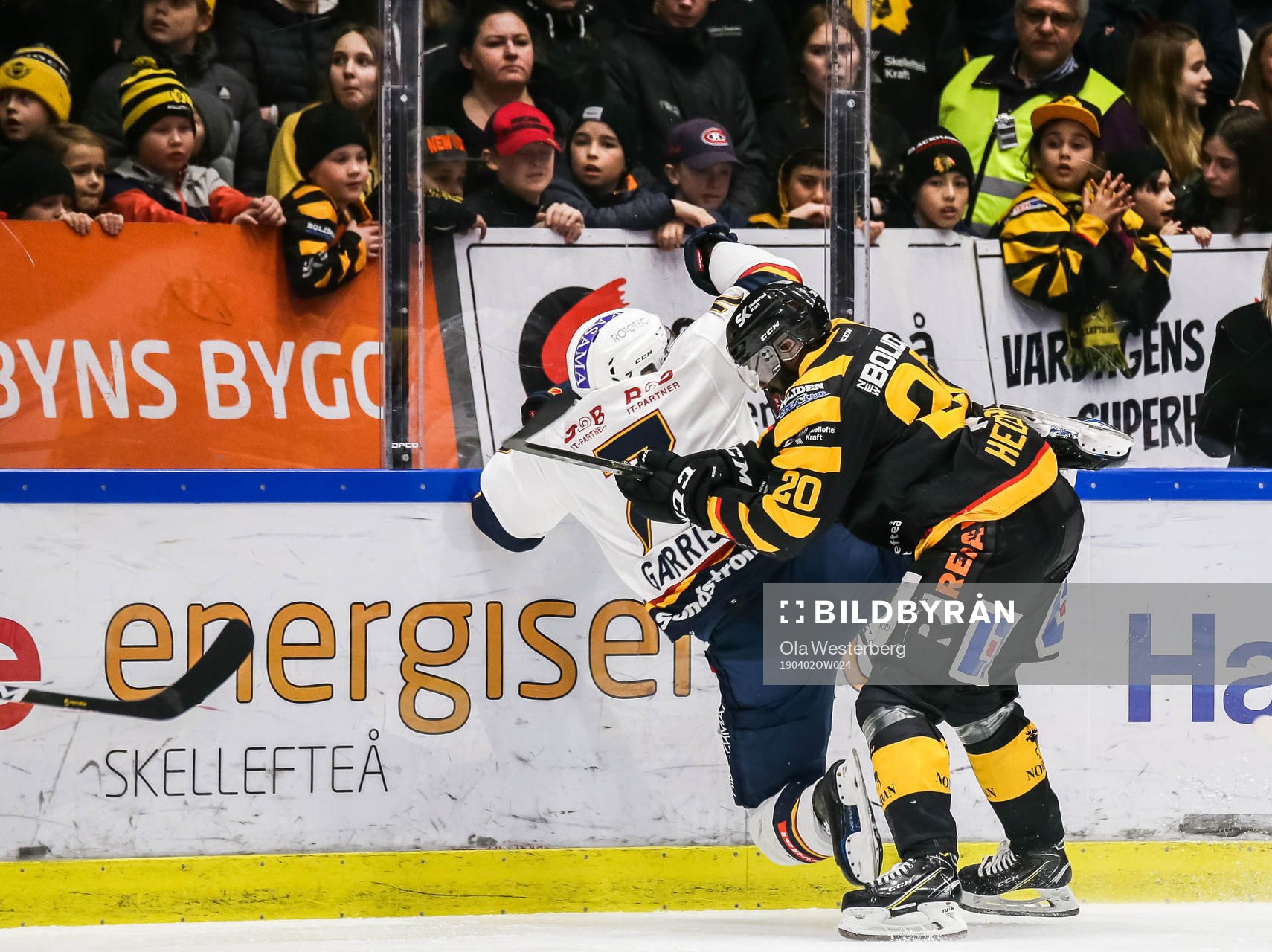 Skellefteås Edwin Hedberg och Djurgårdens Jason Garrison