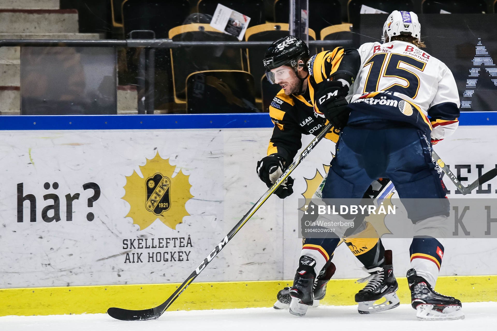Skellefteås Bud Holloway och Djurgårdens Jakob Lilja