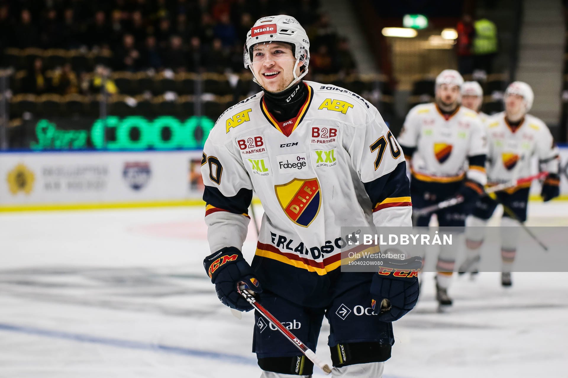 Djurgårdens Marcus Davidsson jublar