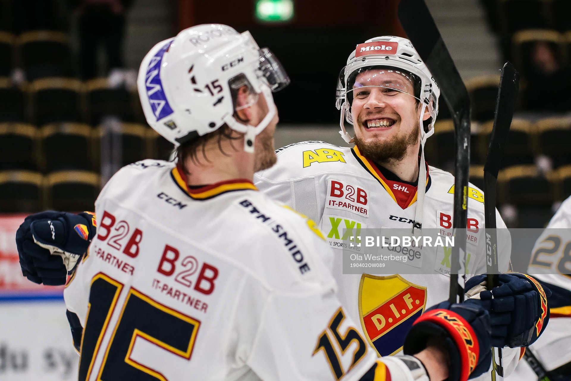 Djurgårdens Jakob Lilja jublar