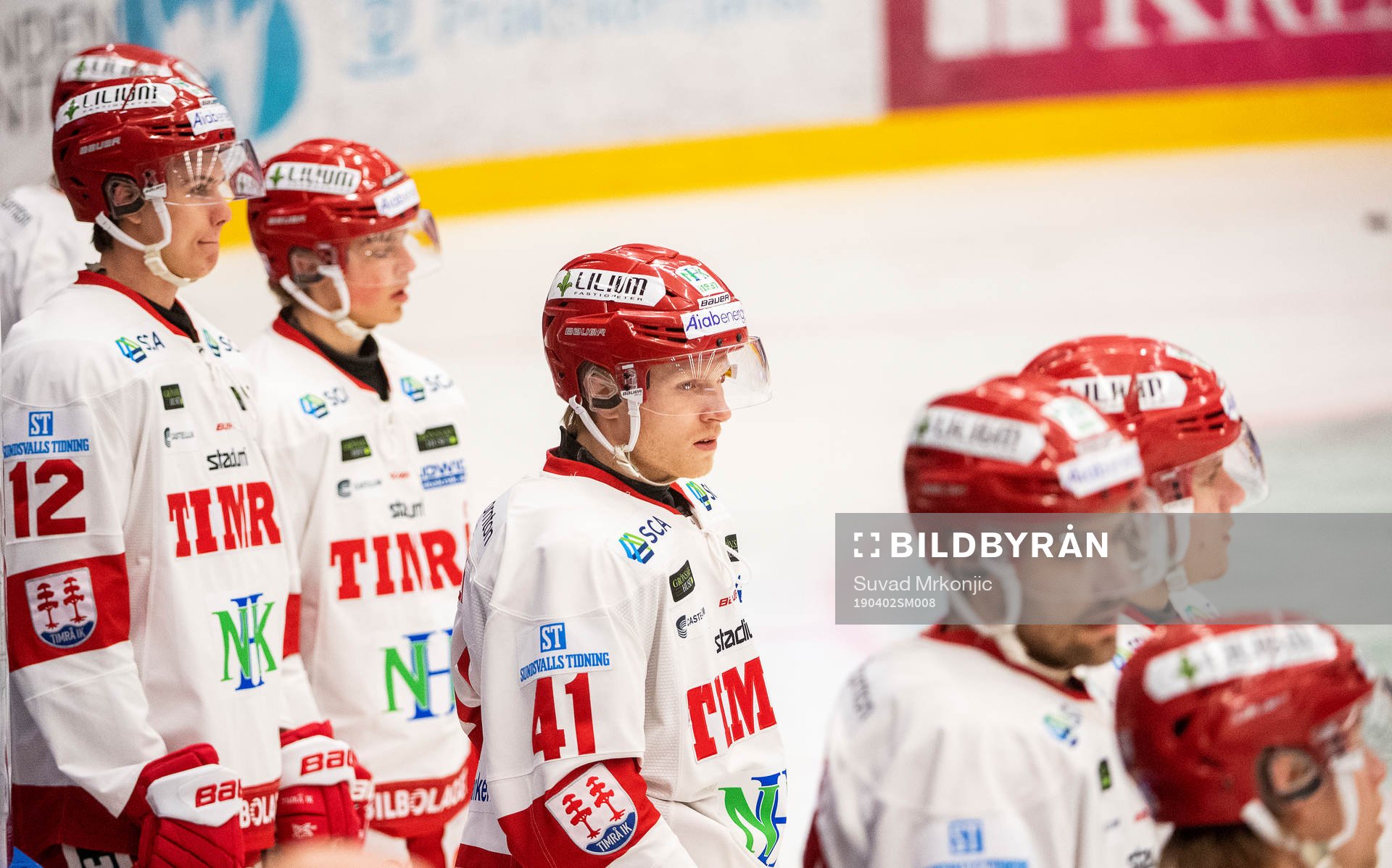 Timrås Alexander Falk och Christoffer Jansson värmer upp