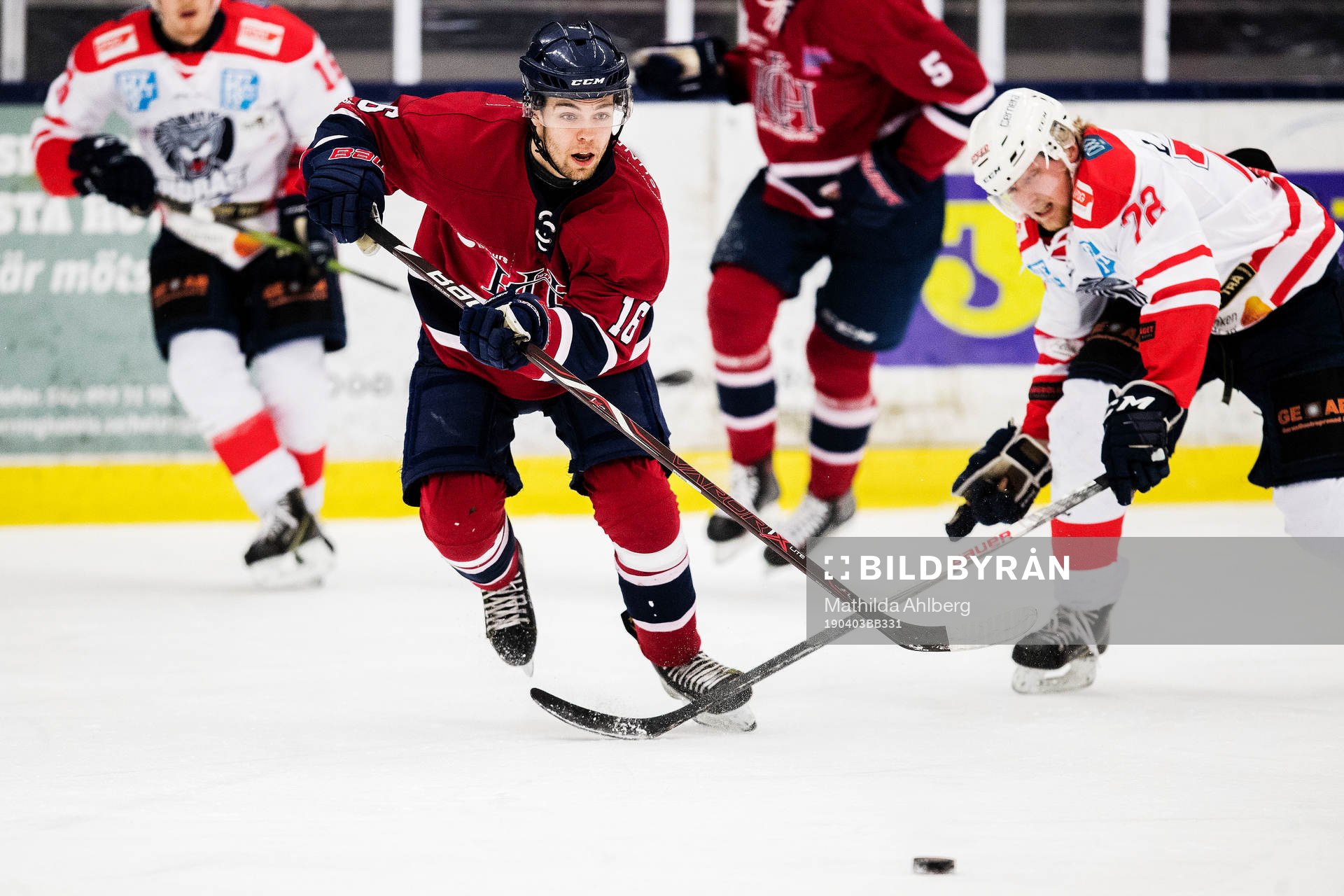 Helsingborgs Freddy Roslund och Borås Linus Karlsson