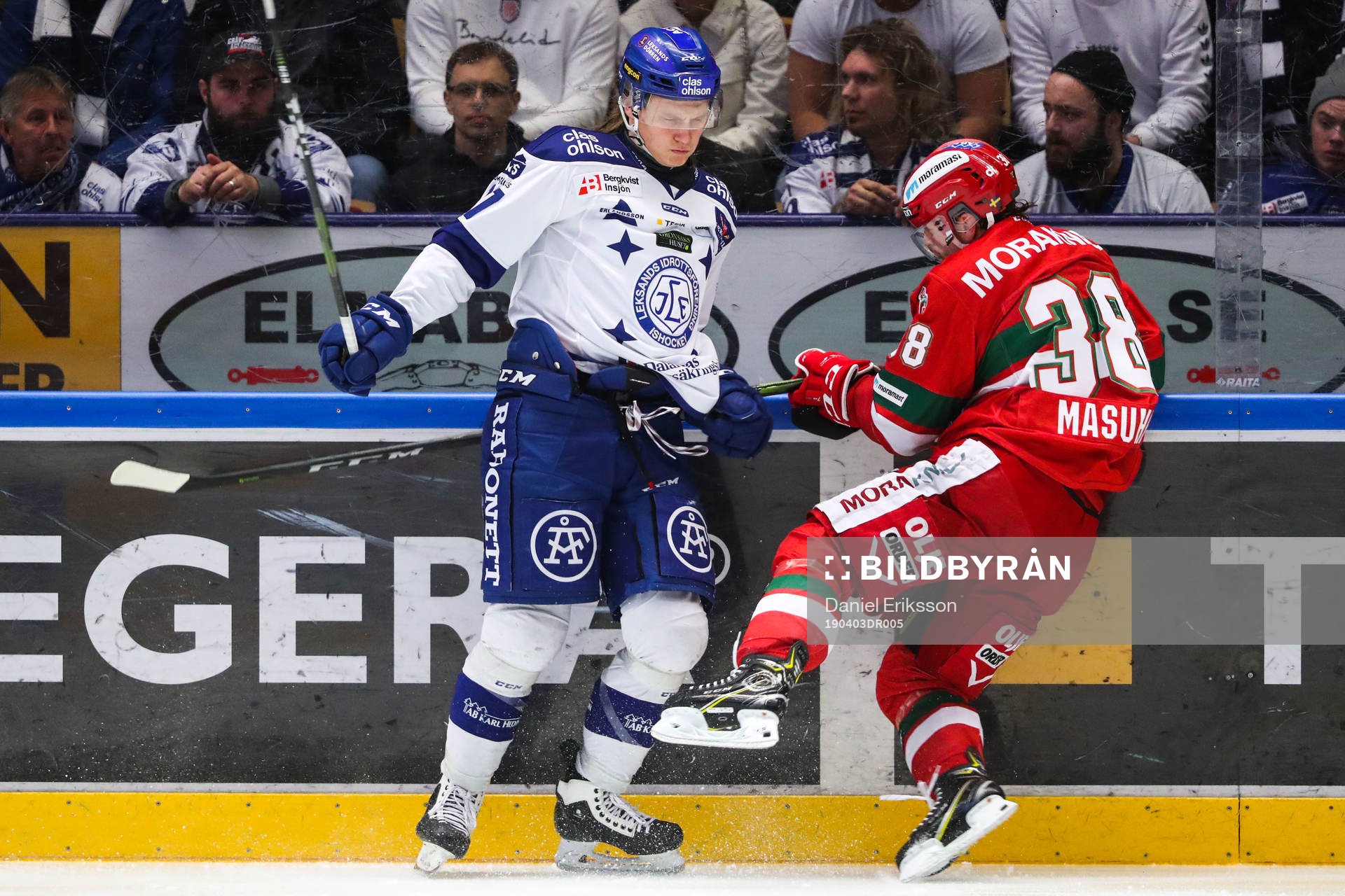 Leksands Anton Karlsson och Moras Adam Massuhr