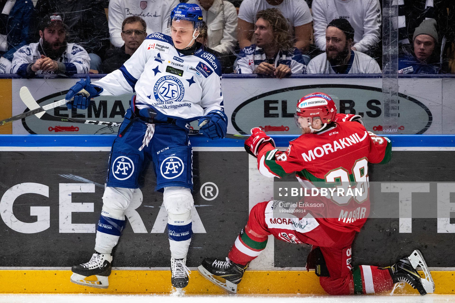 Leksands Anton Karlsson och Moras Adam Massuhr