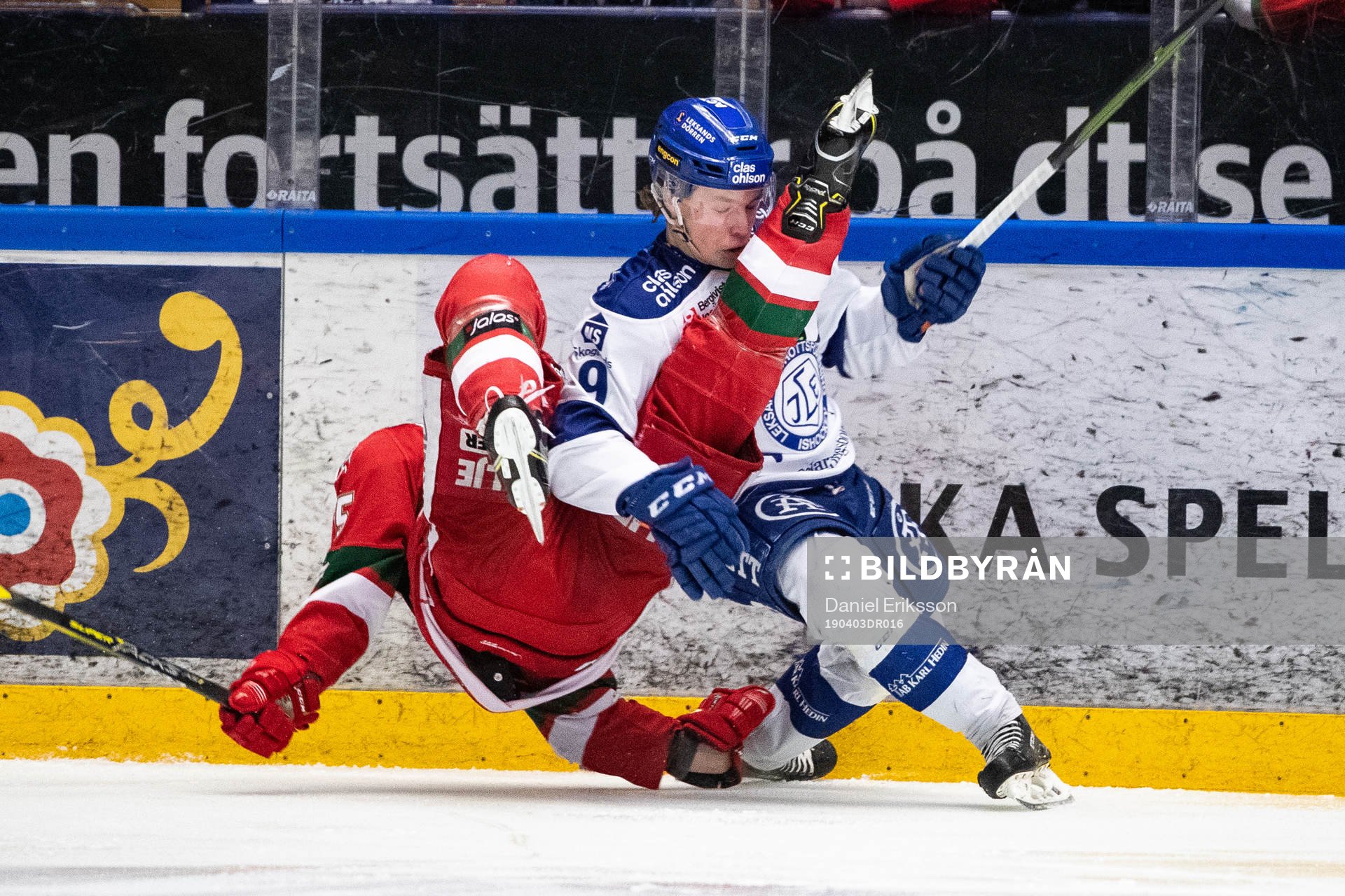 Leksands Marcus Karlberg   och Moras Michael Haga
