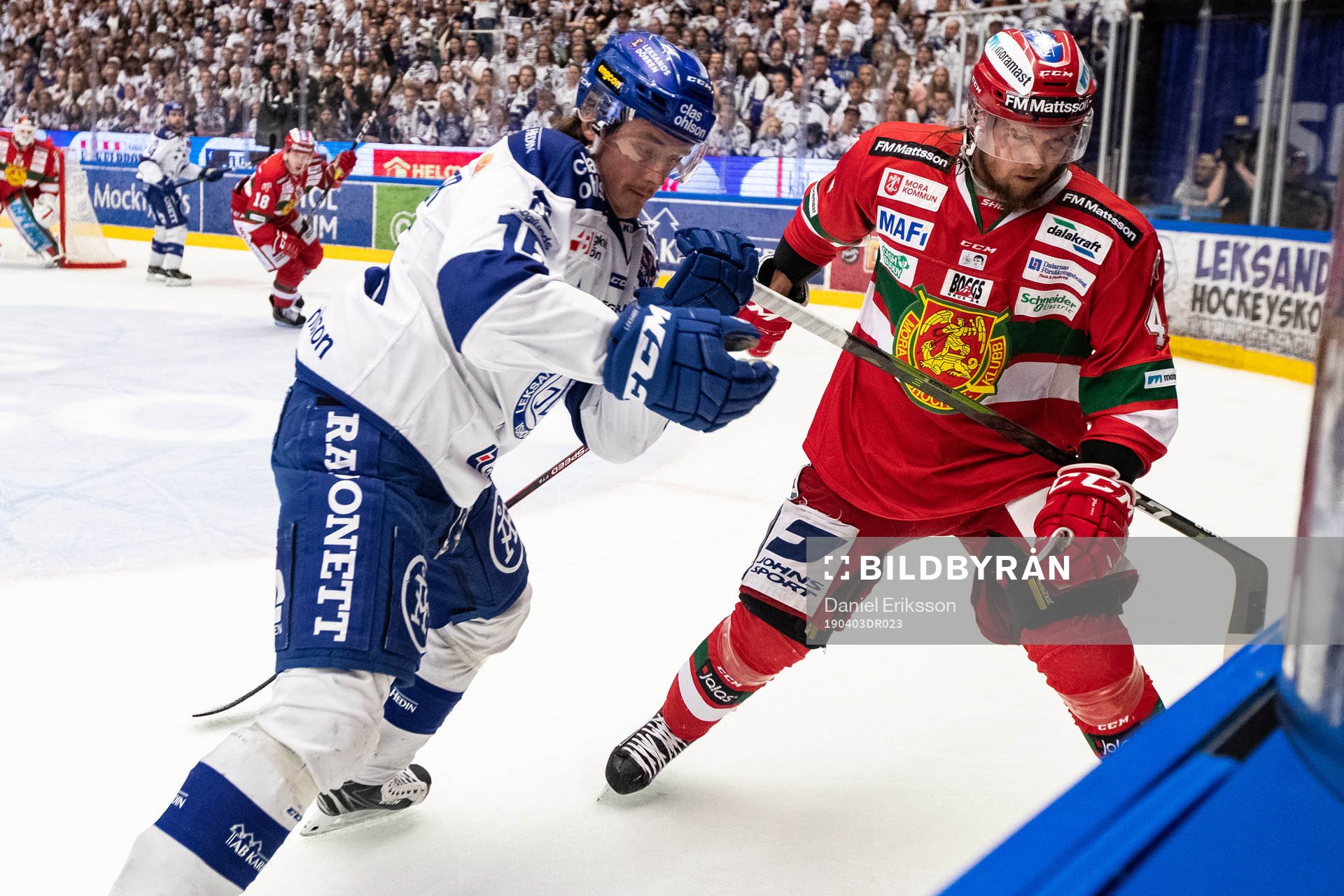 Leksands Johan Porsberger och Moras Viktor Amnér