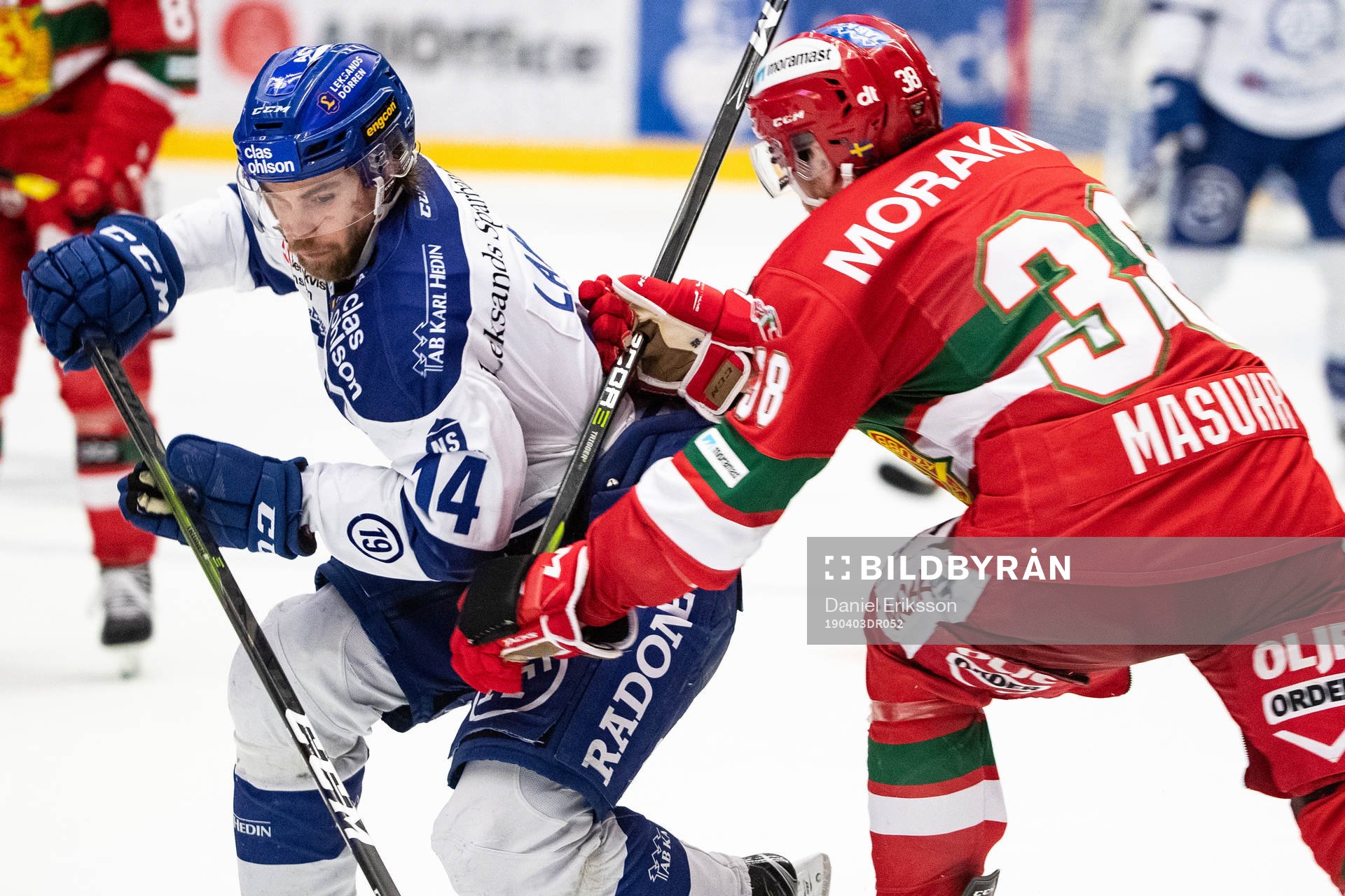 Leksands Oskar Lang och Moras Adam Massuhr
