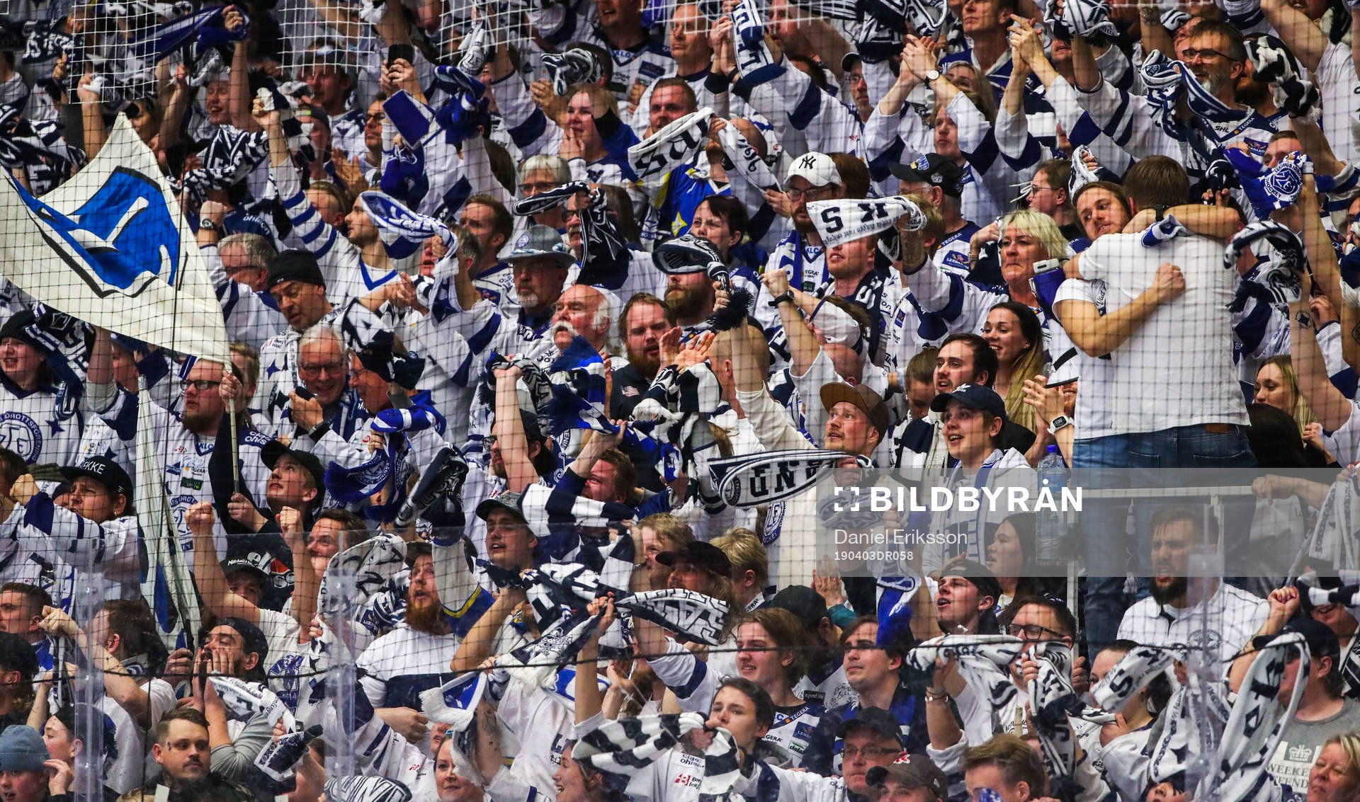 Leksands supportrar jublar