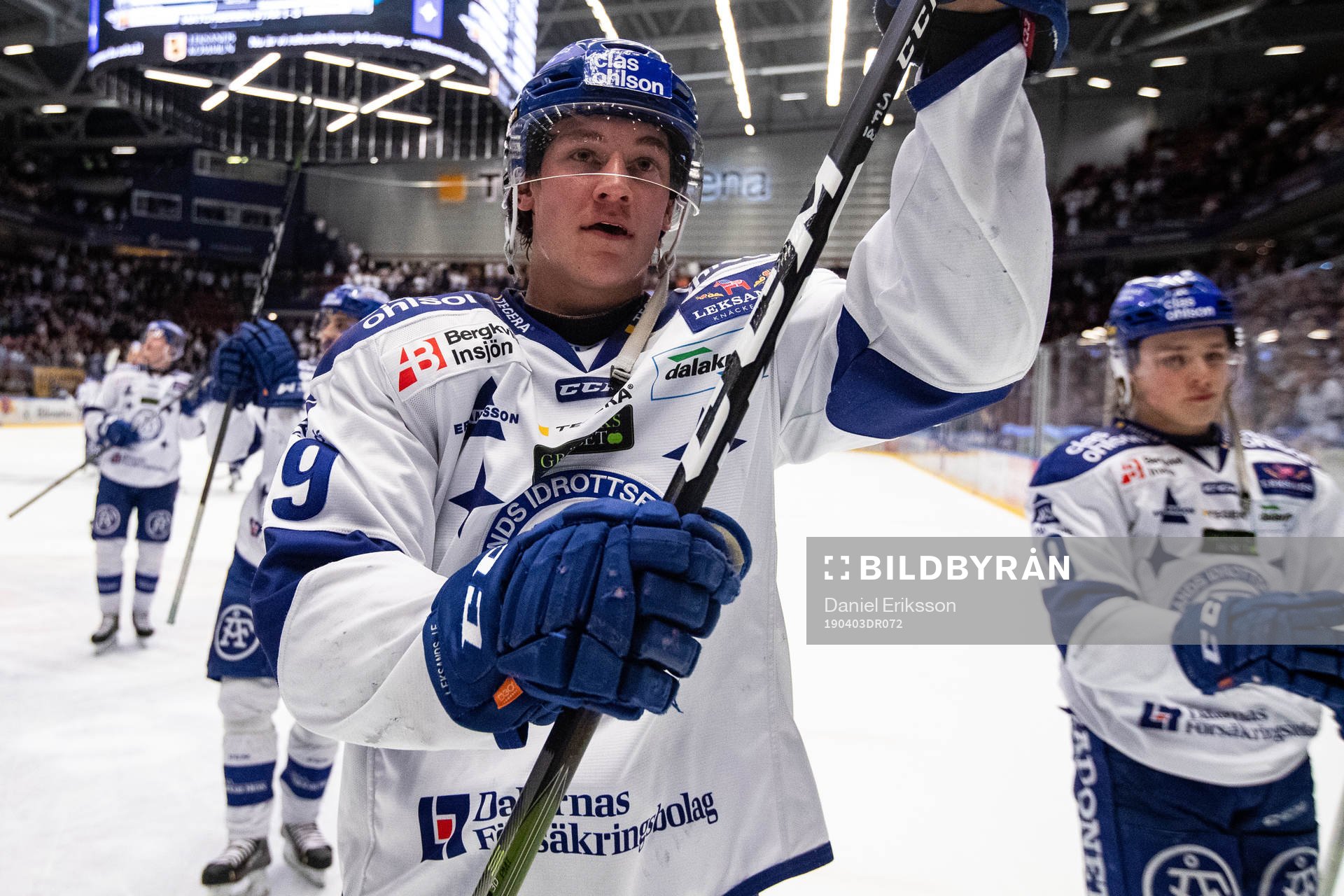 Leksands David Rundqvist  jublar