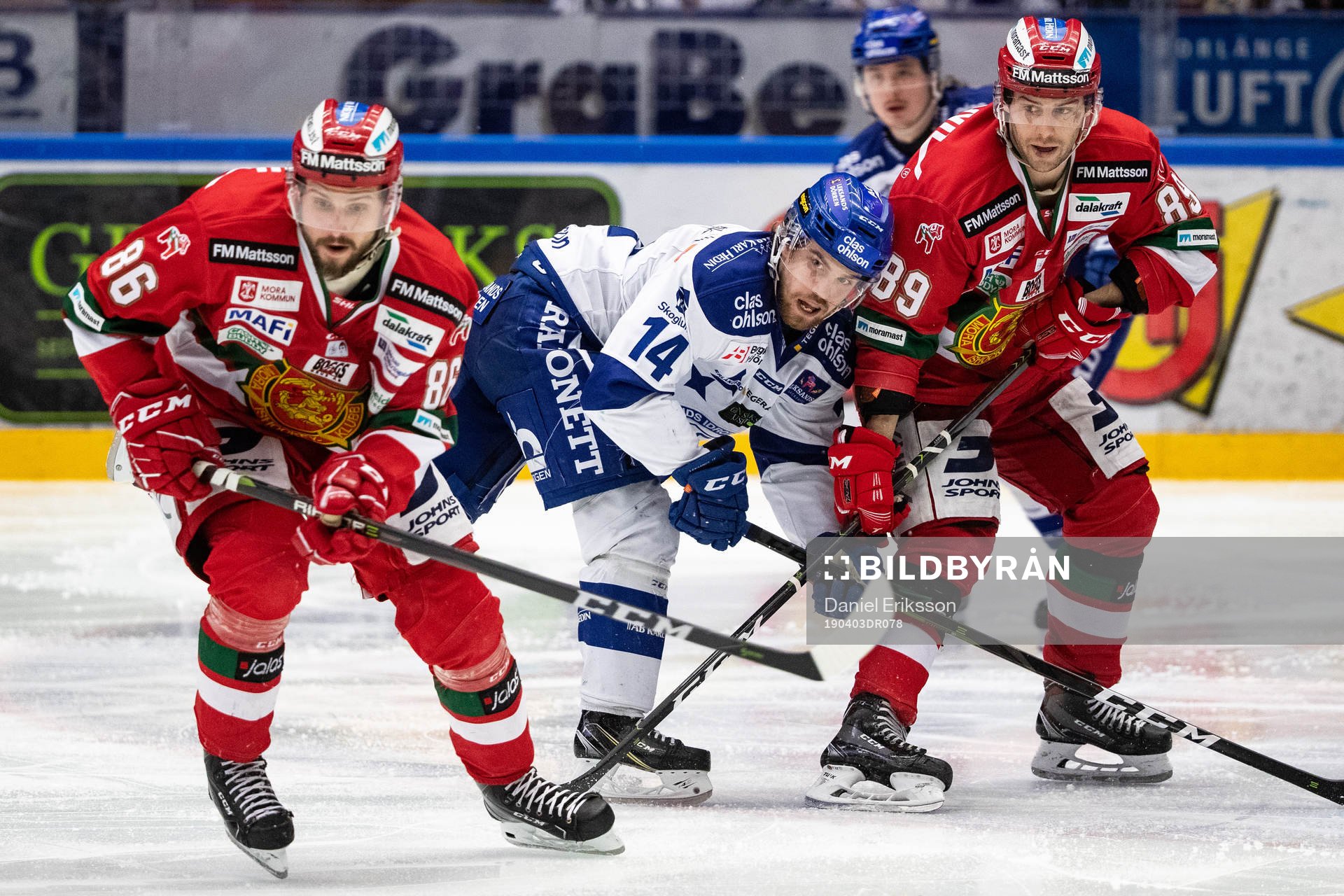 Leksands Oskar Lang och Moras Mathias Bromé och Ryan