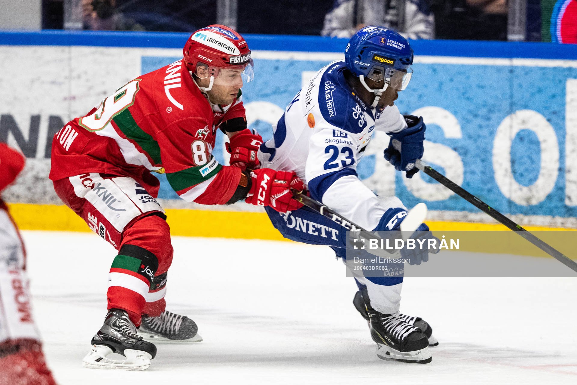 Moras Ryan Johnston och Leksands Hugo Enock