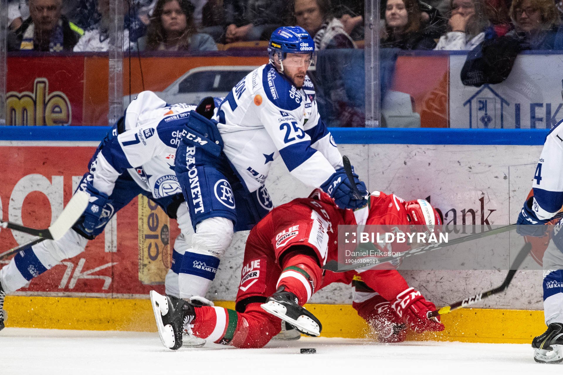 Leksands Linus Persson och Moras Matej Stransky