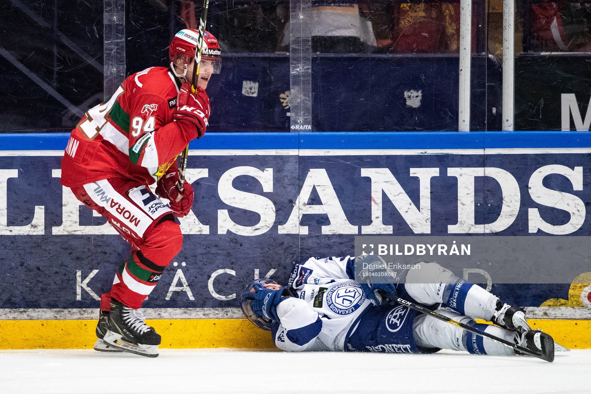 Moras Sebastian Hartmann och Leksands August Berg
