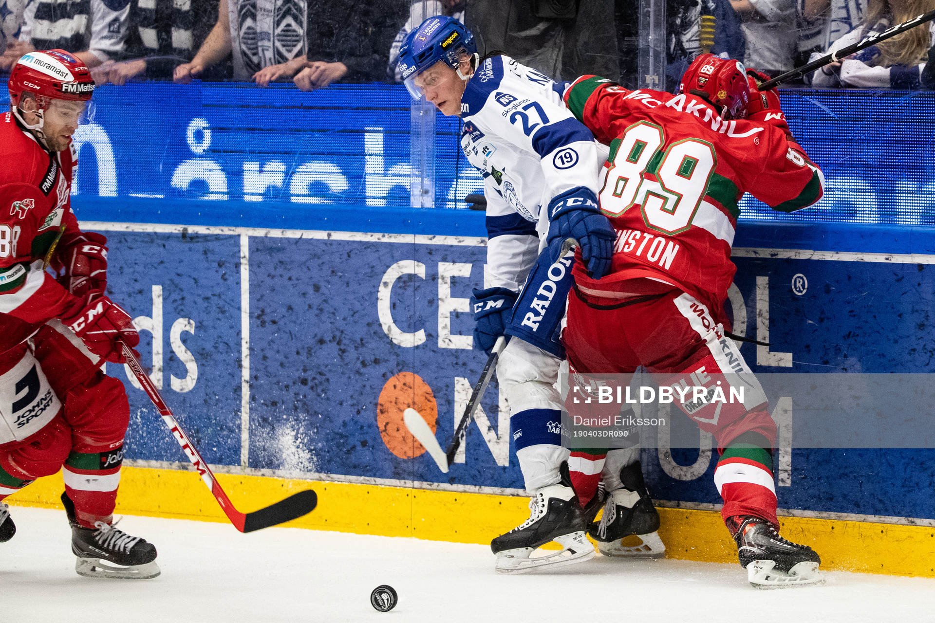 Leksands Anton Karlsson och Moras Ryan Johnston