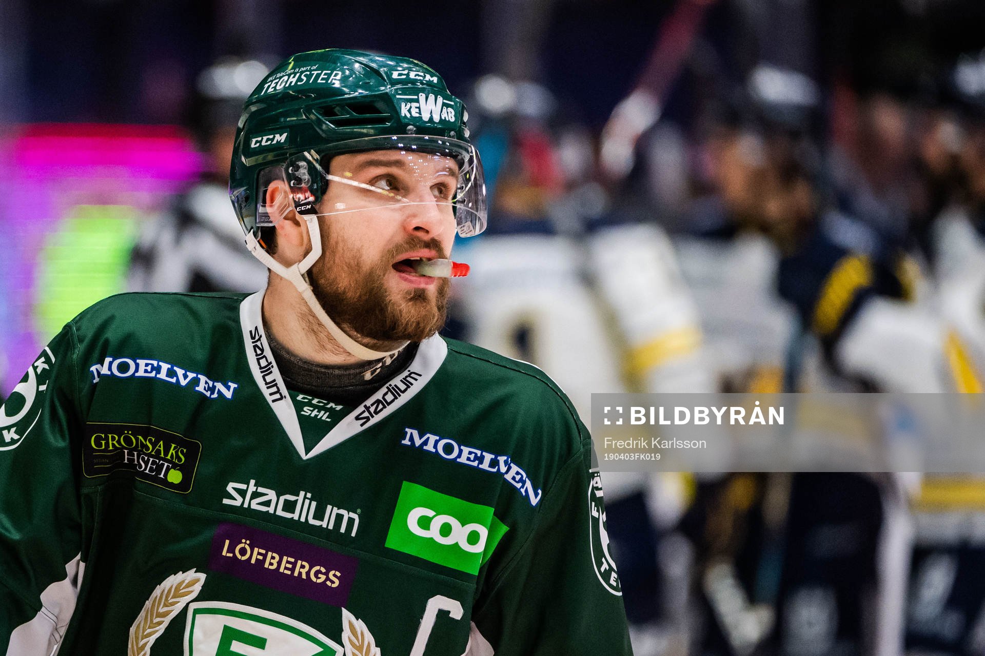 Färjestads Mikael Wikstrand deppar