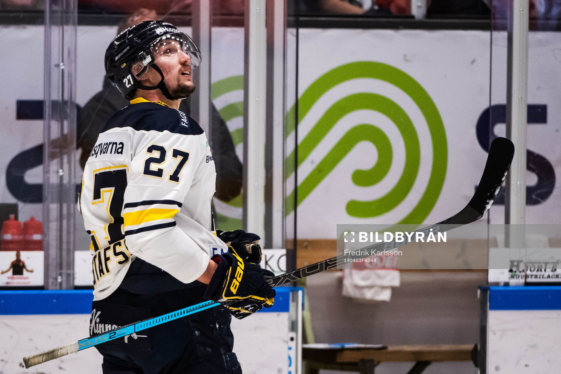 s David Gustafsson tilldelas en utvisning