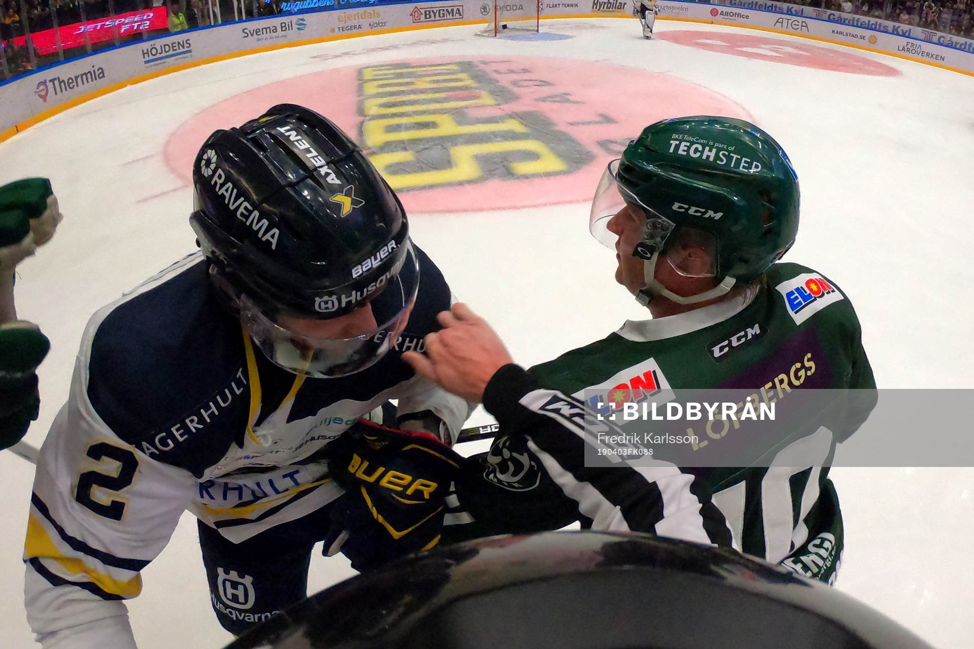 s Kristofer Berglund och Färjestads Marcus Nilsson