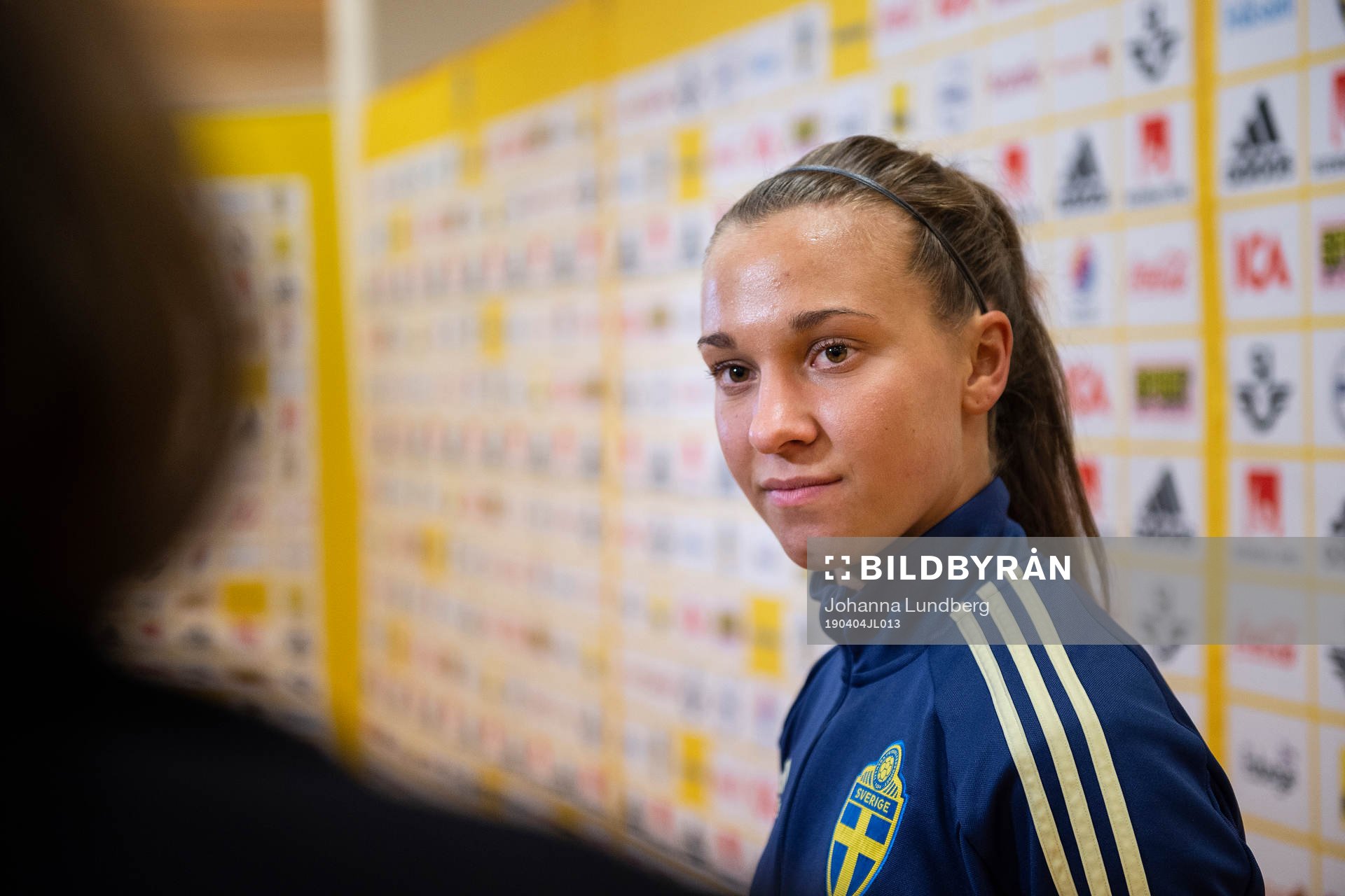 Julia Zigiotti of the Swedish women national football team