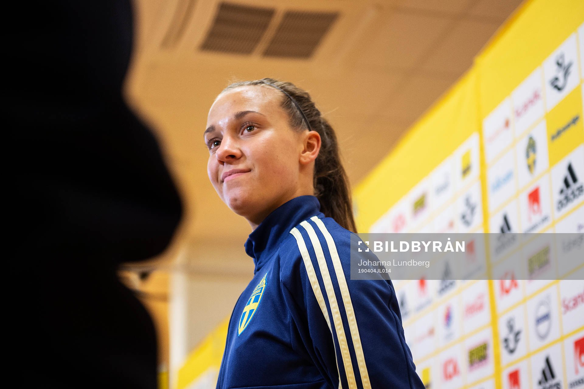 Julia Zigiotti of the Swedish women national football team