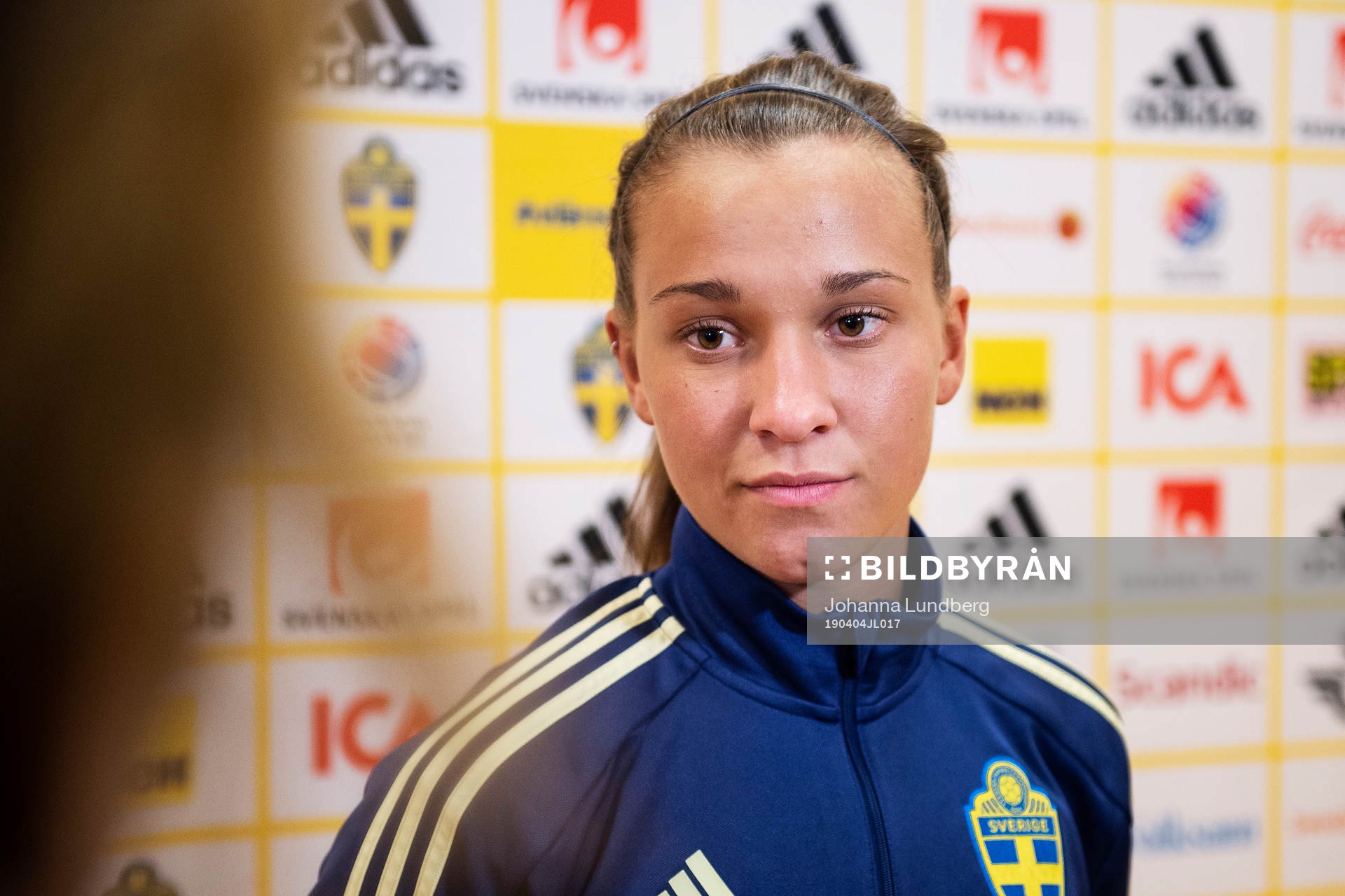 Julia Zigiotti of the Swedish women national football team